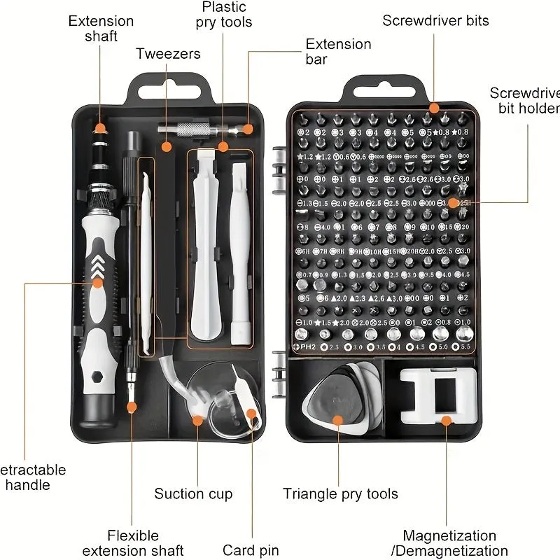 115in1 Precision Screwdriver Set Ultimate Mobile Repair Tool Kit