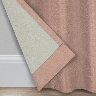 1pc 40"x108" Blackout Celeste Draft Stopper Curtain Panel Blush - Eclipse