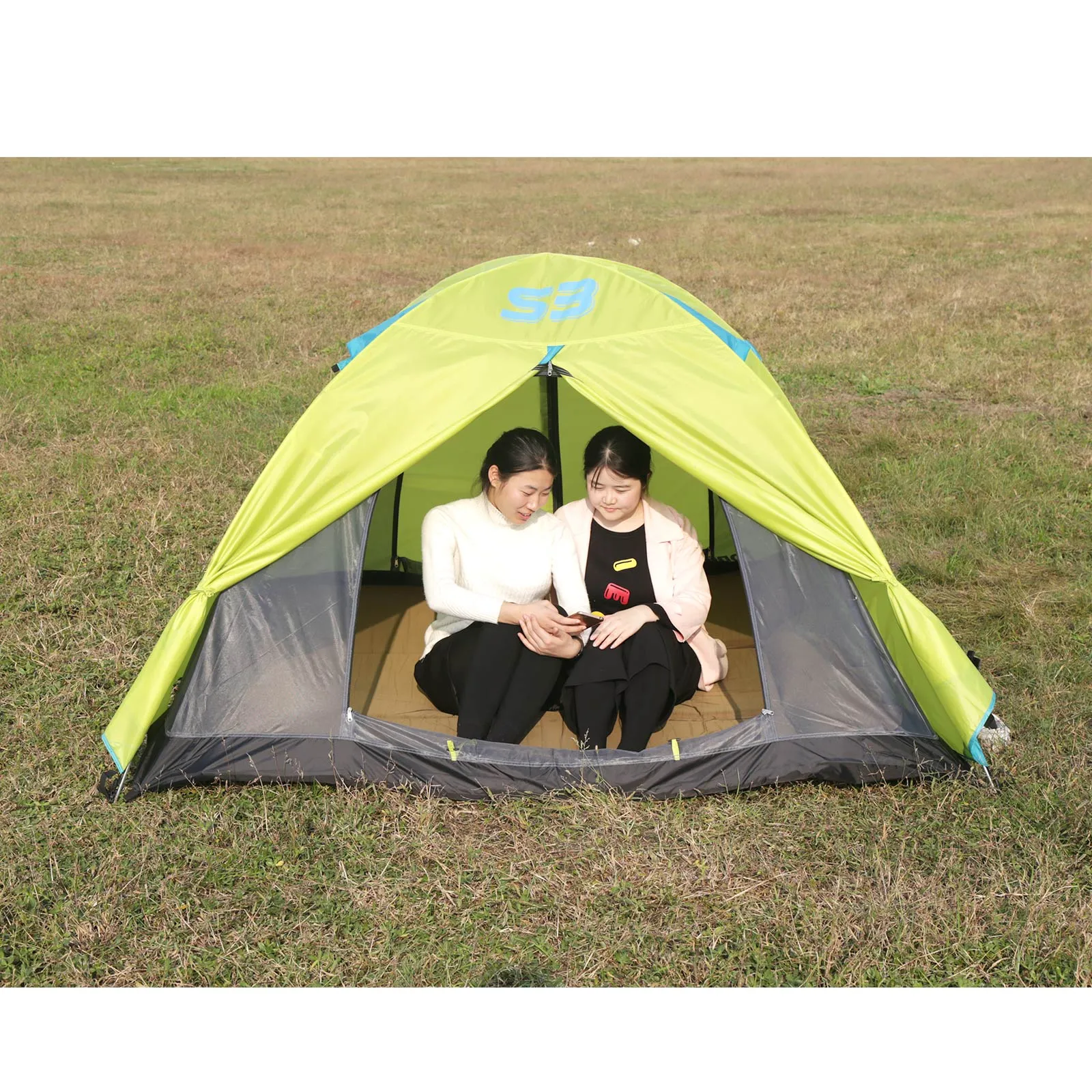 3-4 persons Camping Tents Ultralight Family Tents with Mosquito Mesh