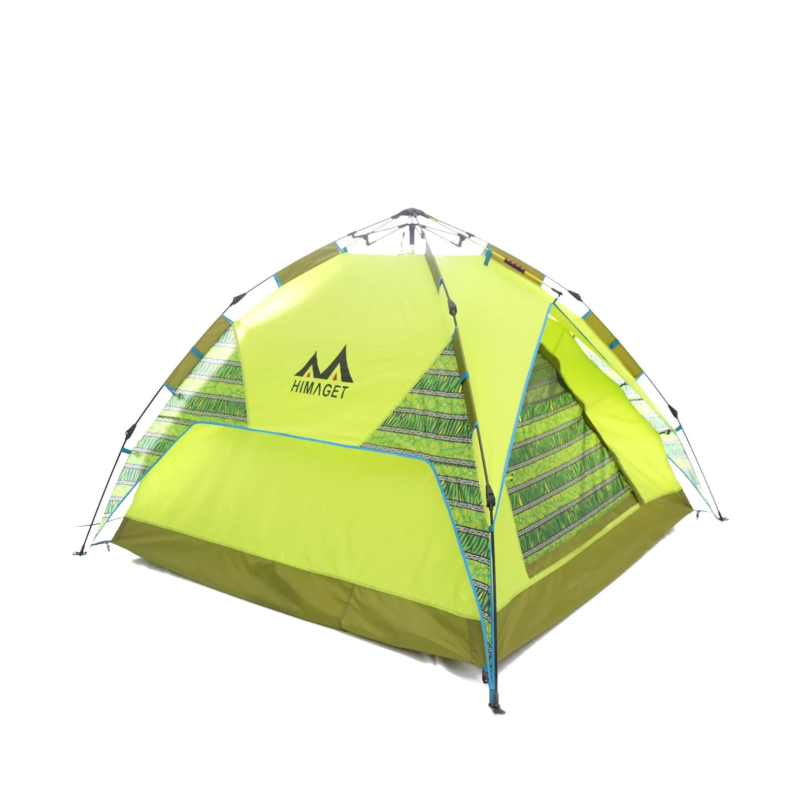 3-person Outdoor Instant Setup Tent Automatic Pop up Camping Tent UV Beach Sunshade Awning Tarp-USA