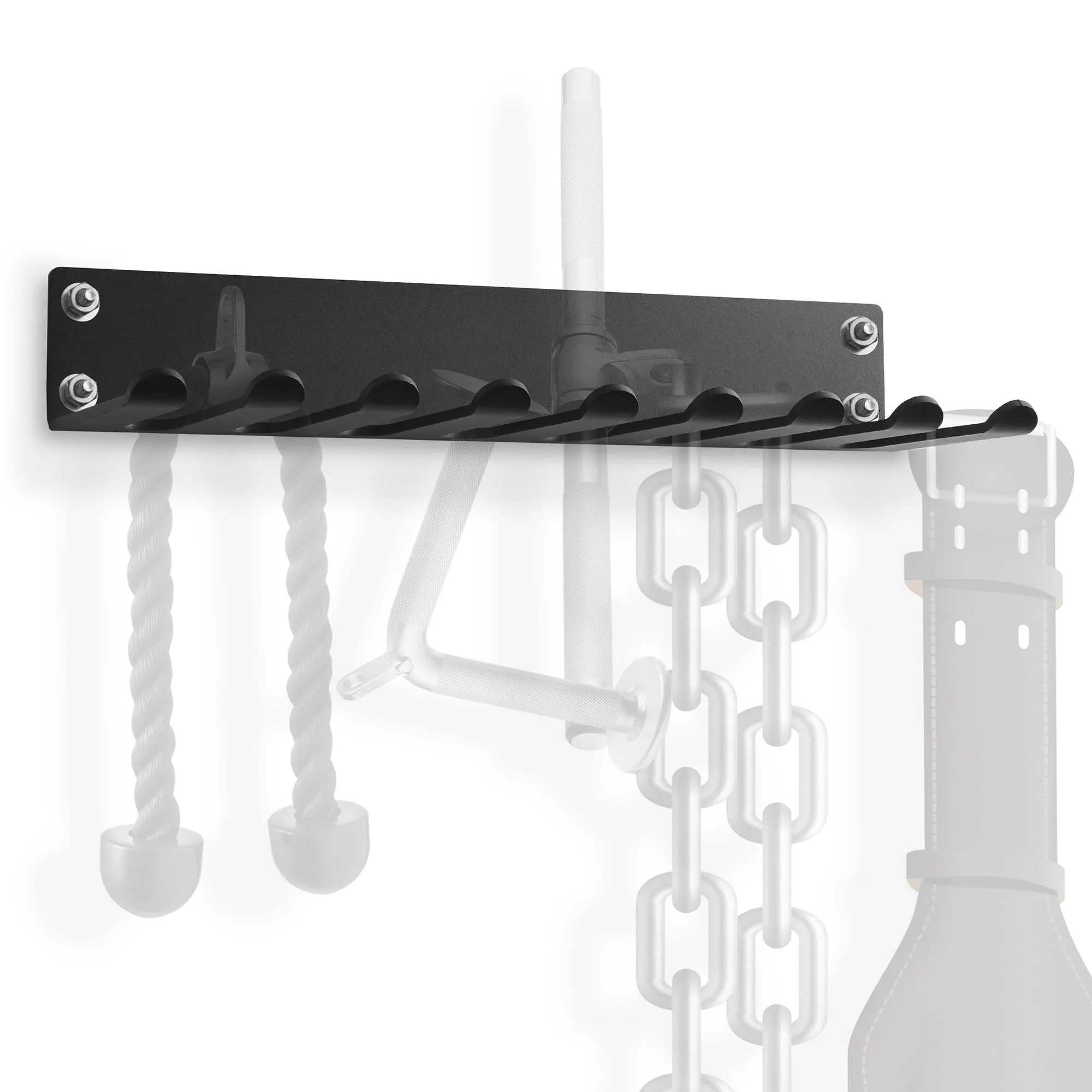 Accessory Rack Organizer, 9 Prong, Wall Mounted Multi-Purpose Storage