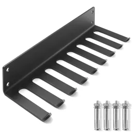 Accessory Rack Organizer, 9 Prong, Wall Mounted Multi-Purpose Storage