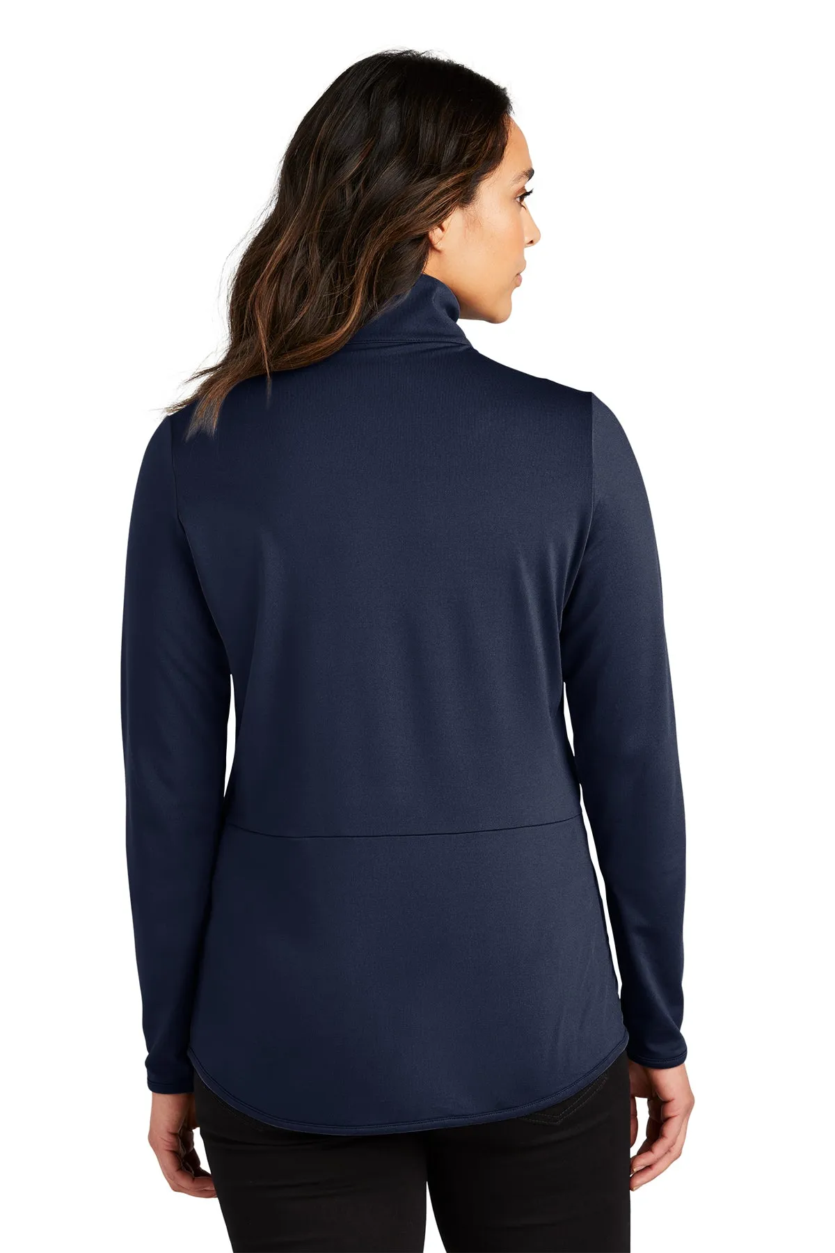 Accord Pop Collar Zip-Up - Navy (Ships in 1-2 Weeks)