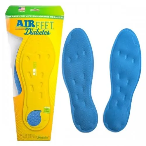 AirFeet DIABETES ETS Insoles, Size 1X, Pair