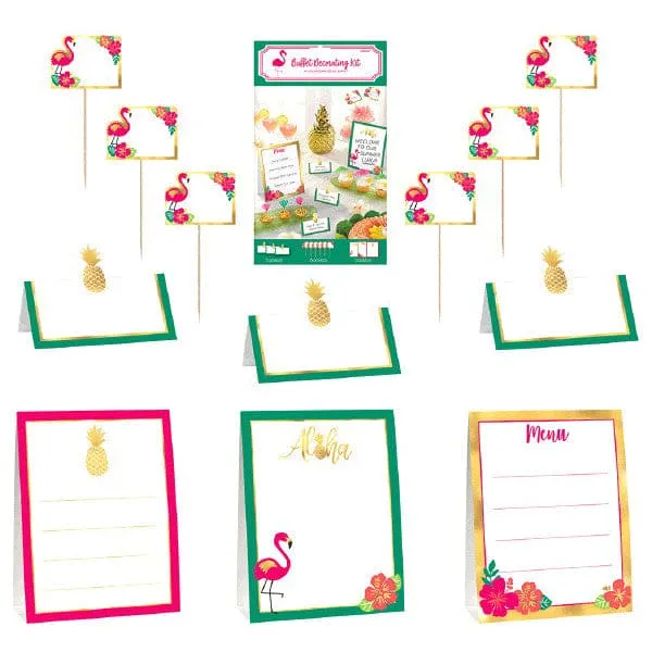 Aloha Buffet Decorating Kit