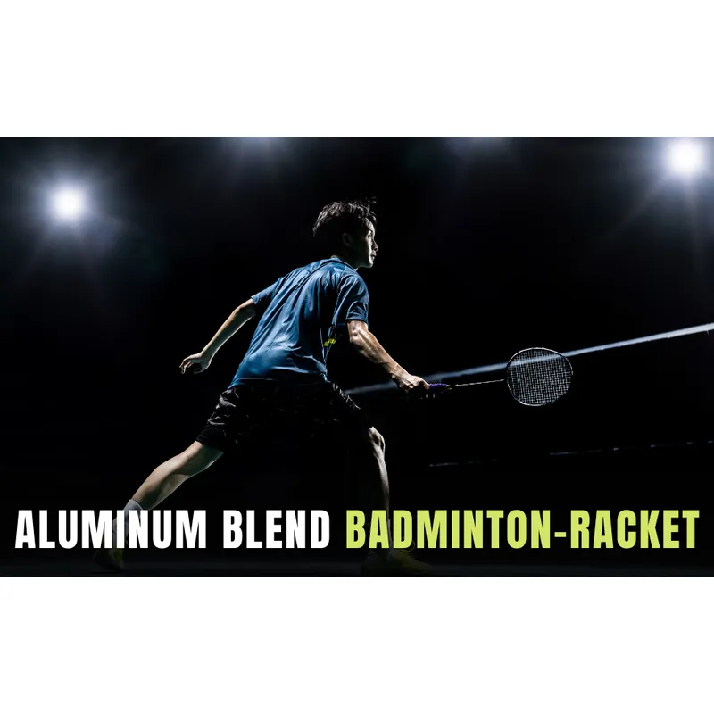 Aluminum Blend Badminton Racket Set (2 Badminton Racquet ,2 Shuttlecocks ,1 Badminton Full Cover) | Assorted Colours