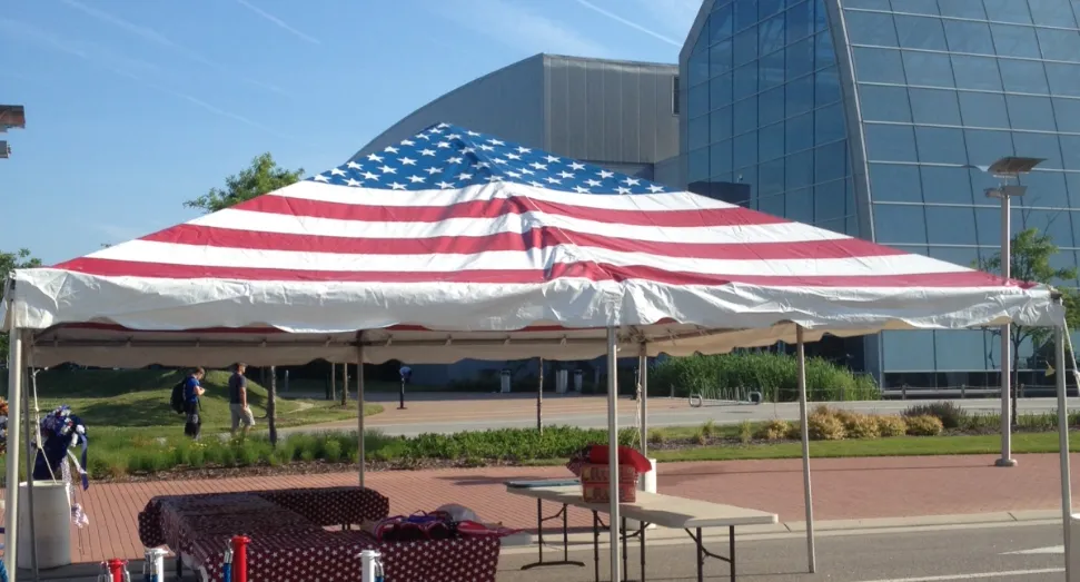 American Flag Tents