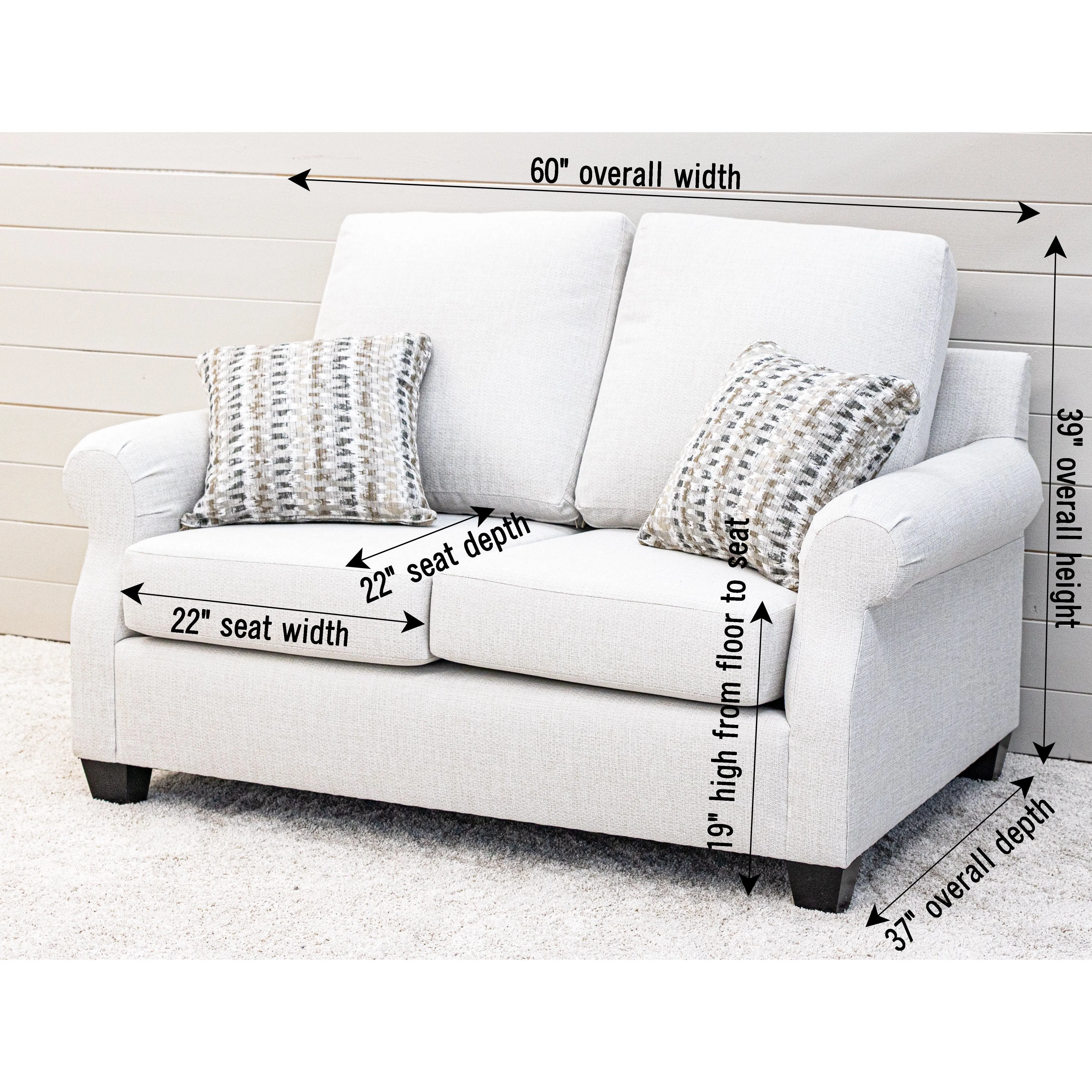 Anaheim Stationary Loveseat