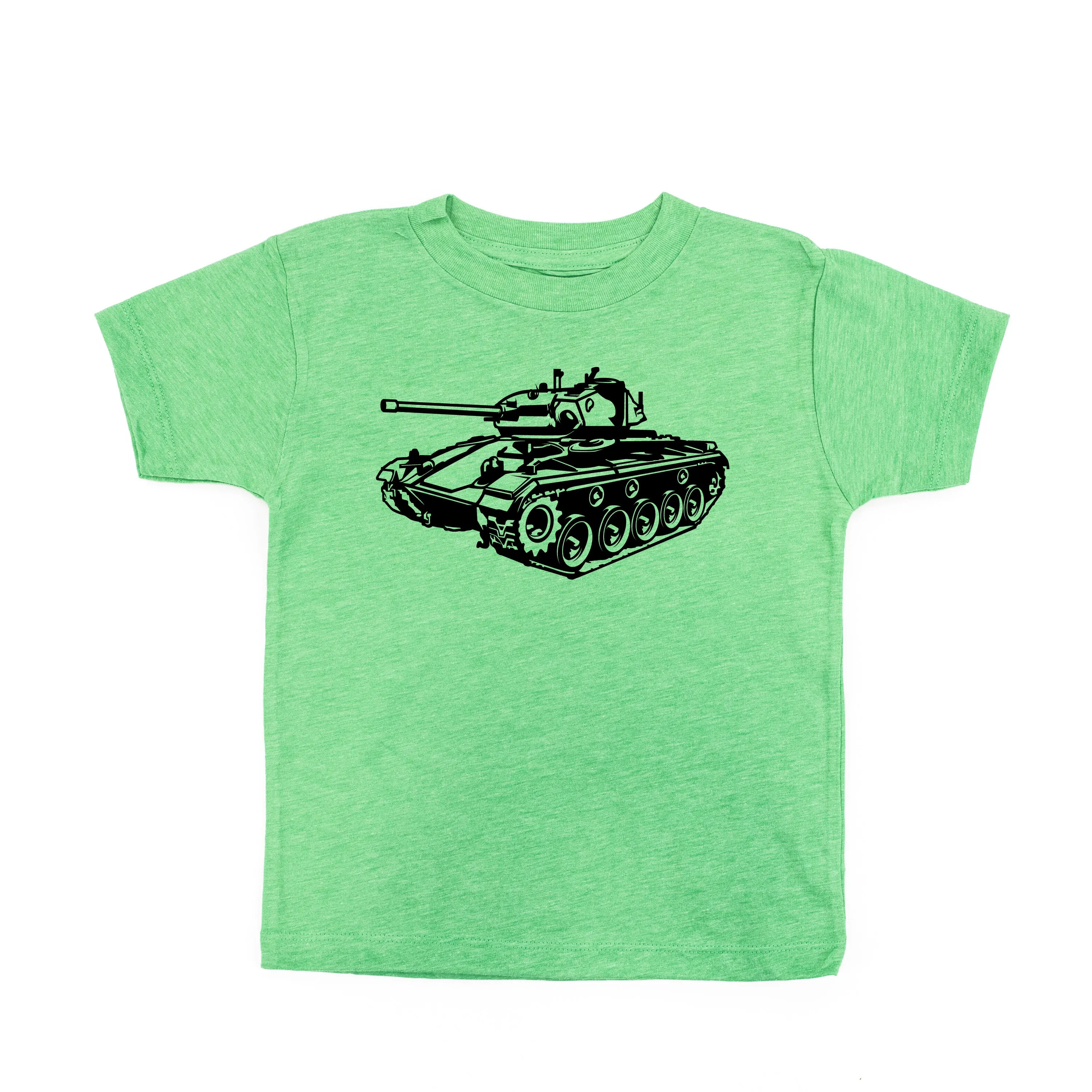 ARMY TANK - Minimalist Design - Short Sleeve Child Shirt