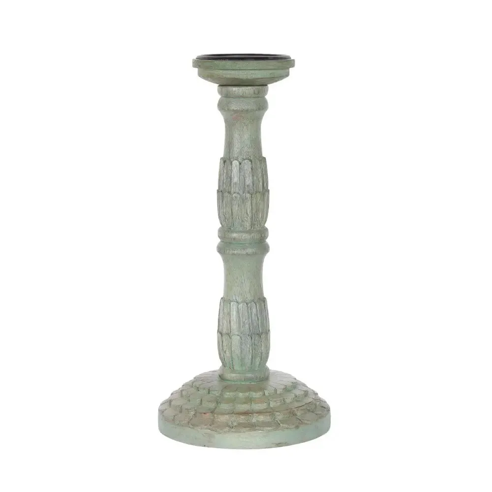 Arwen Antique Green Candle Holder