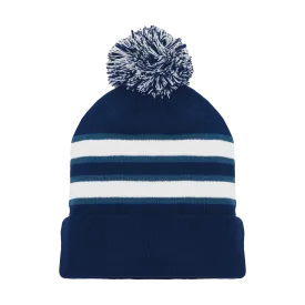 Athletic Knit (AK) A1830A-595 Adult Winnipeg Navy Hockey Toque/Beanie