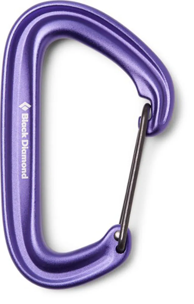 Black Diamond Litewire Carabiner S20 - Purple