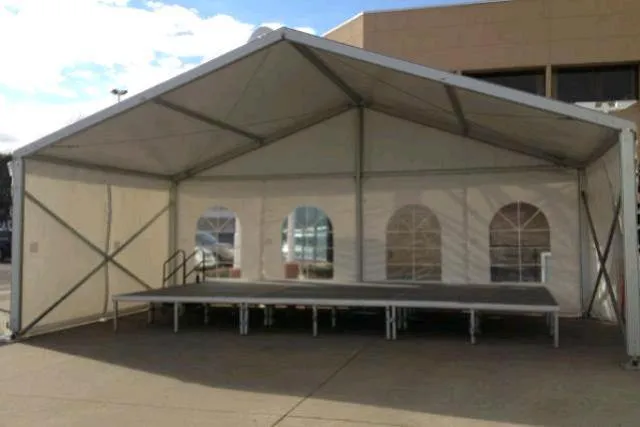 Clearspan Tent, 15M X 5M Plain Walls