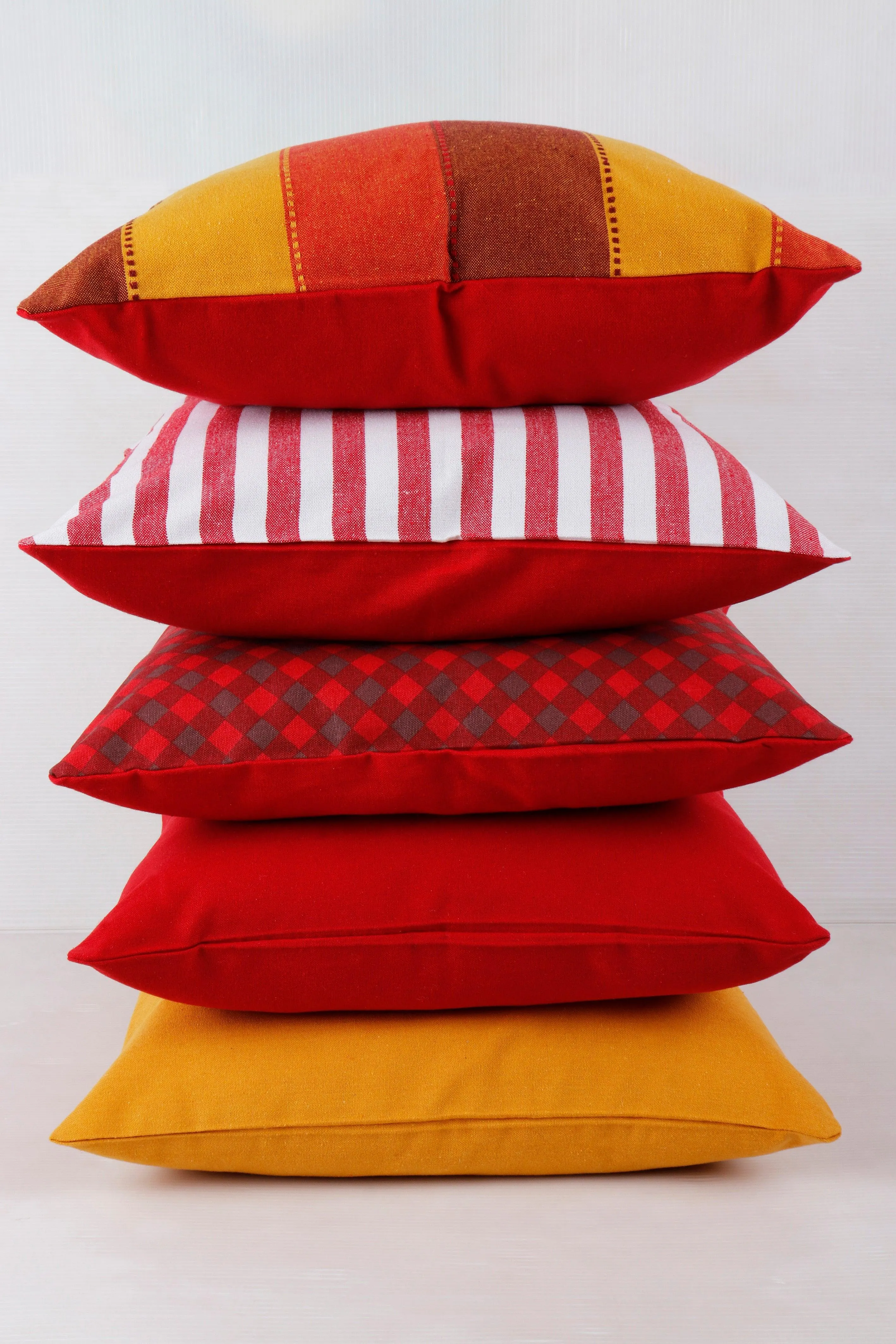 Cotton Stripe Theme Designer Cushion Covers