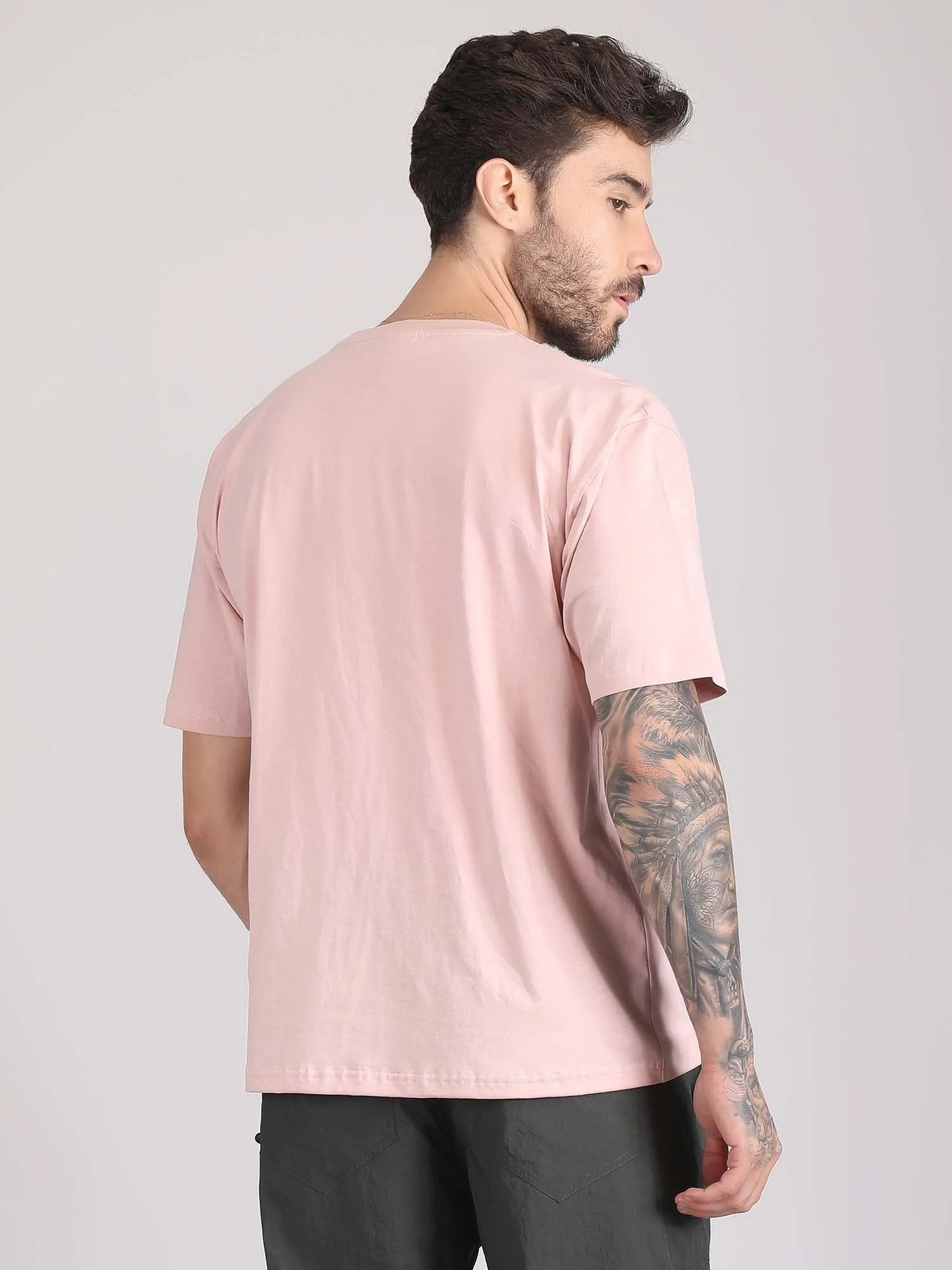 drop shoulder oversized t shirt