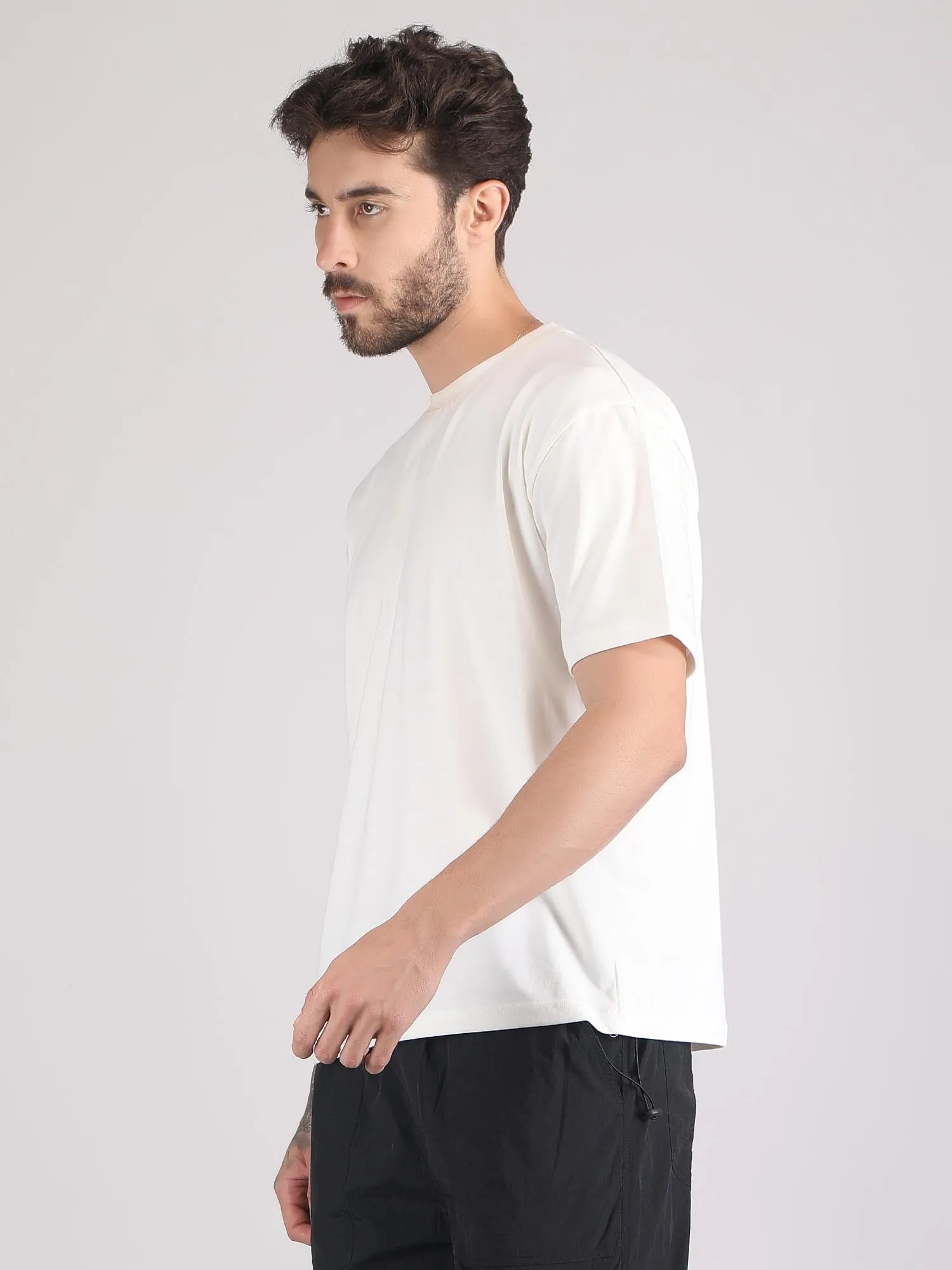 drop shoulder oversized t shirt