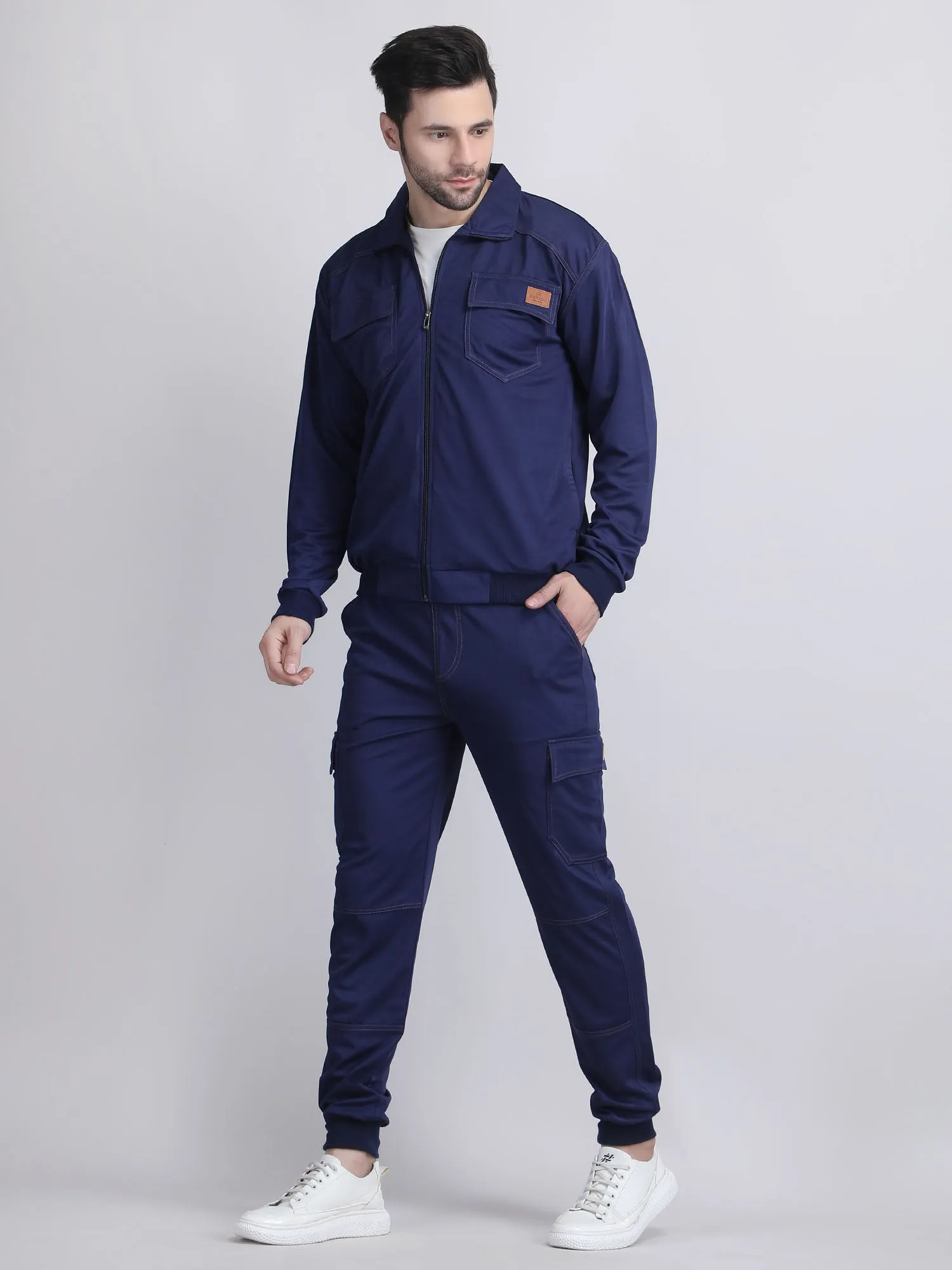 Dry FIT matching sets men - Cargo Jogger - Jacket and T-shirt