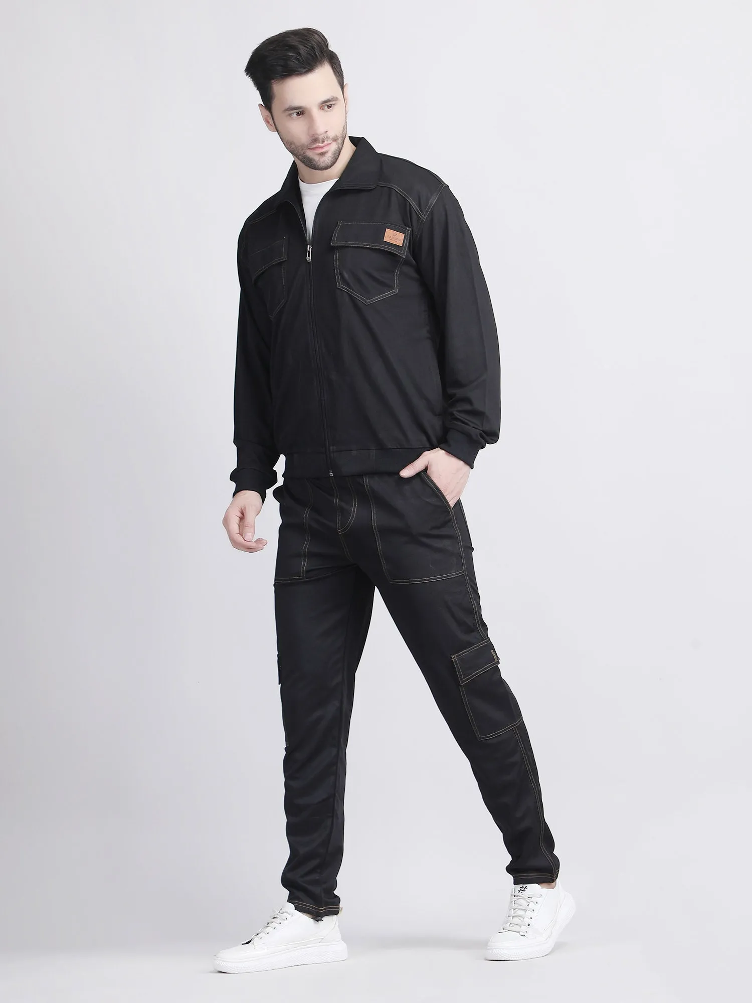 Dry FIT matching sets men - Cargo Jogger - Jacket and T-shirt