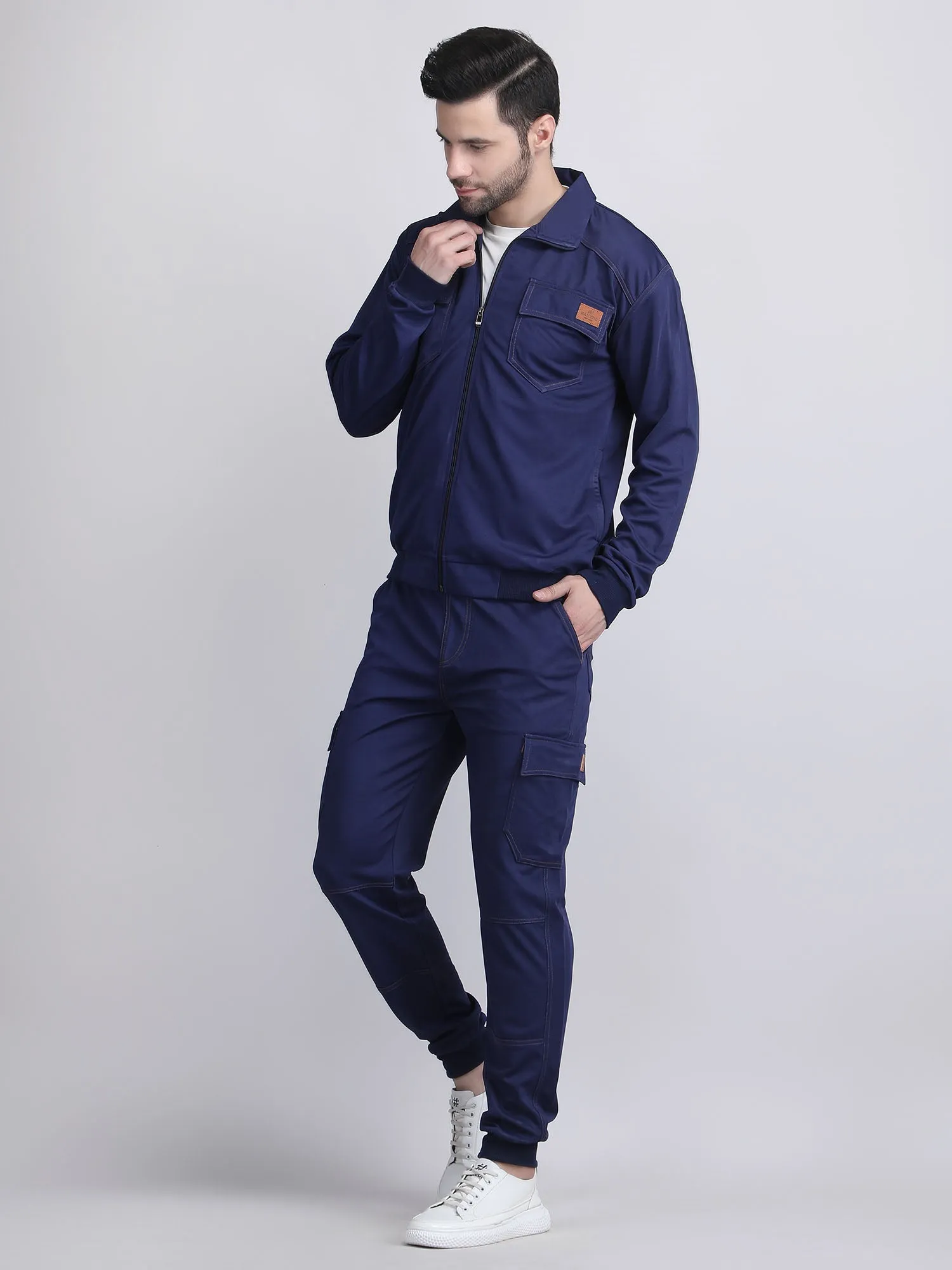 Dry FIT matching sets men - Cargo Jogger - Jacket and T-shirt