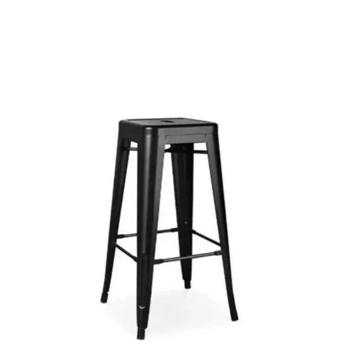 Emma Metal Barstool - Stackable (Metal or Wooden Top)