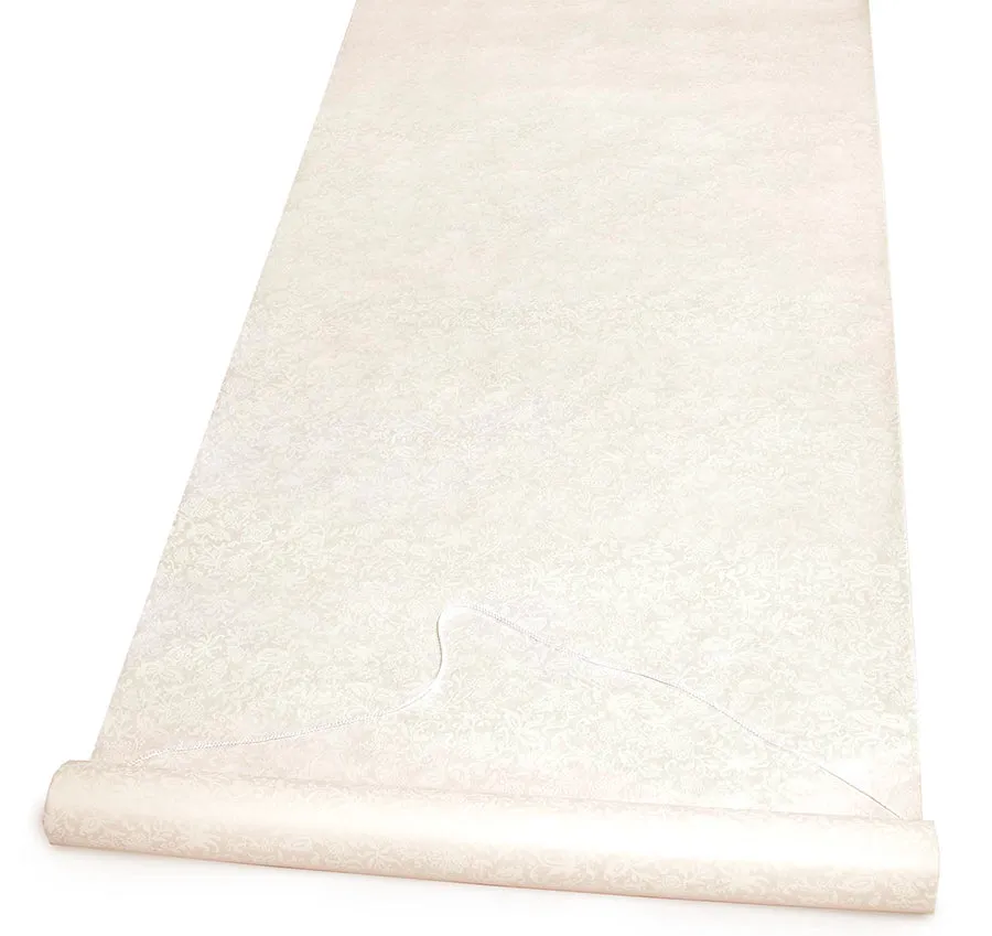 Fabric Wedding Aisle Runner - Ivory