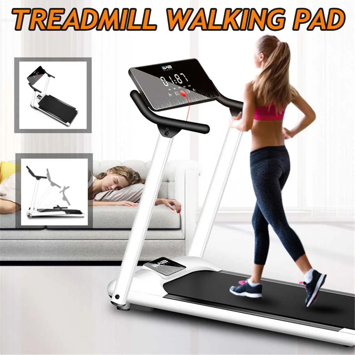 Foldable Home Fitness Treadmill