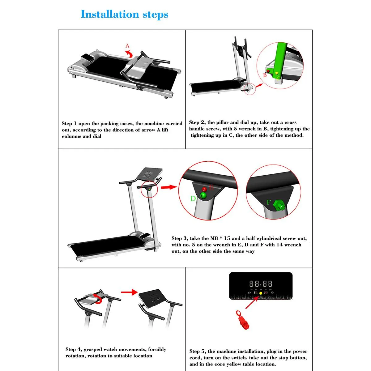 Foldable Home Fitness Treadmill