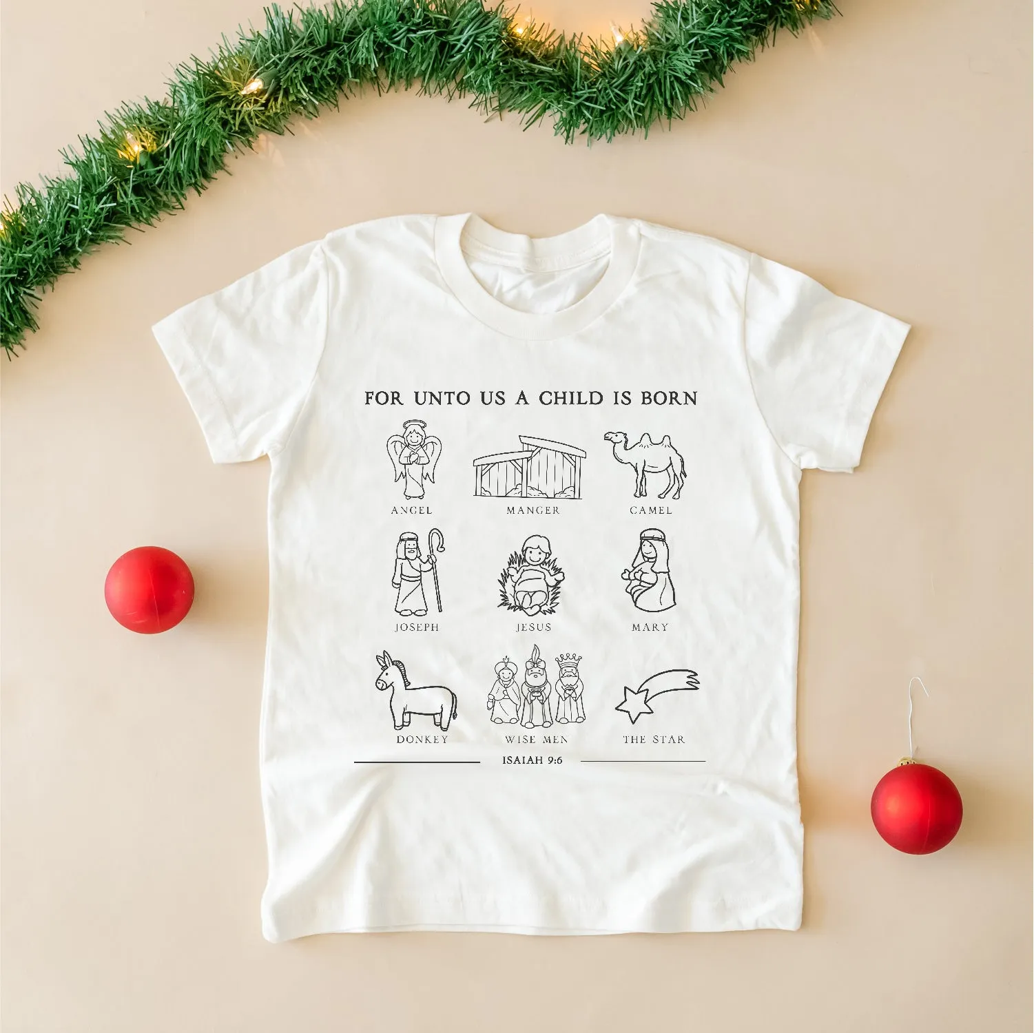 For Unto Us A Child Is Born - Child Tee