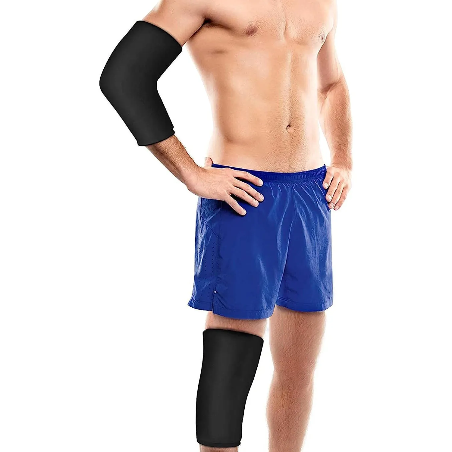 Gel Pack for Injury Cold Wrap for Knee Calf Elbow-M