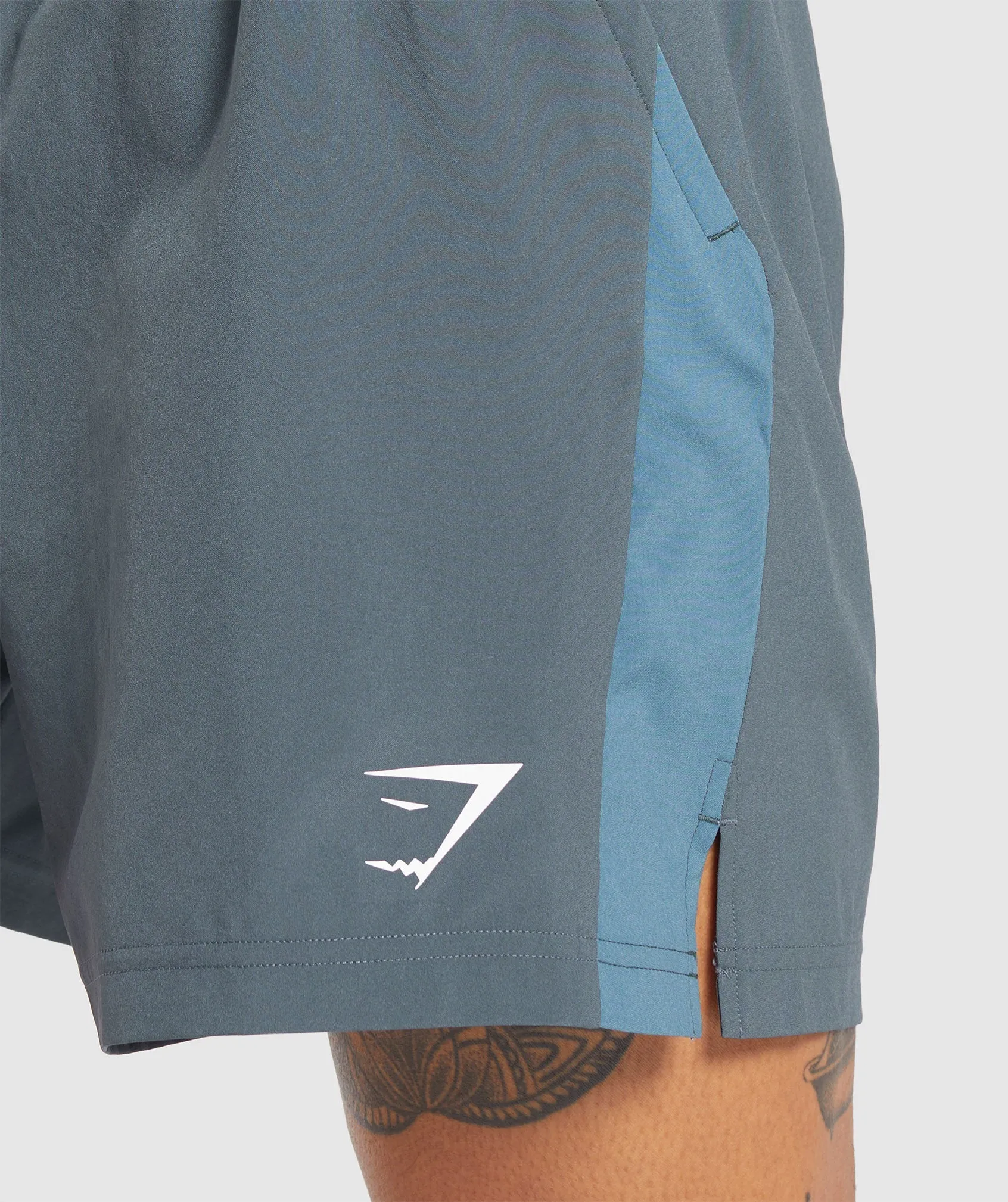 Gymshark Sport 7" Shorts - Titanium Blue/Faded Blue