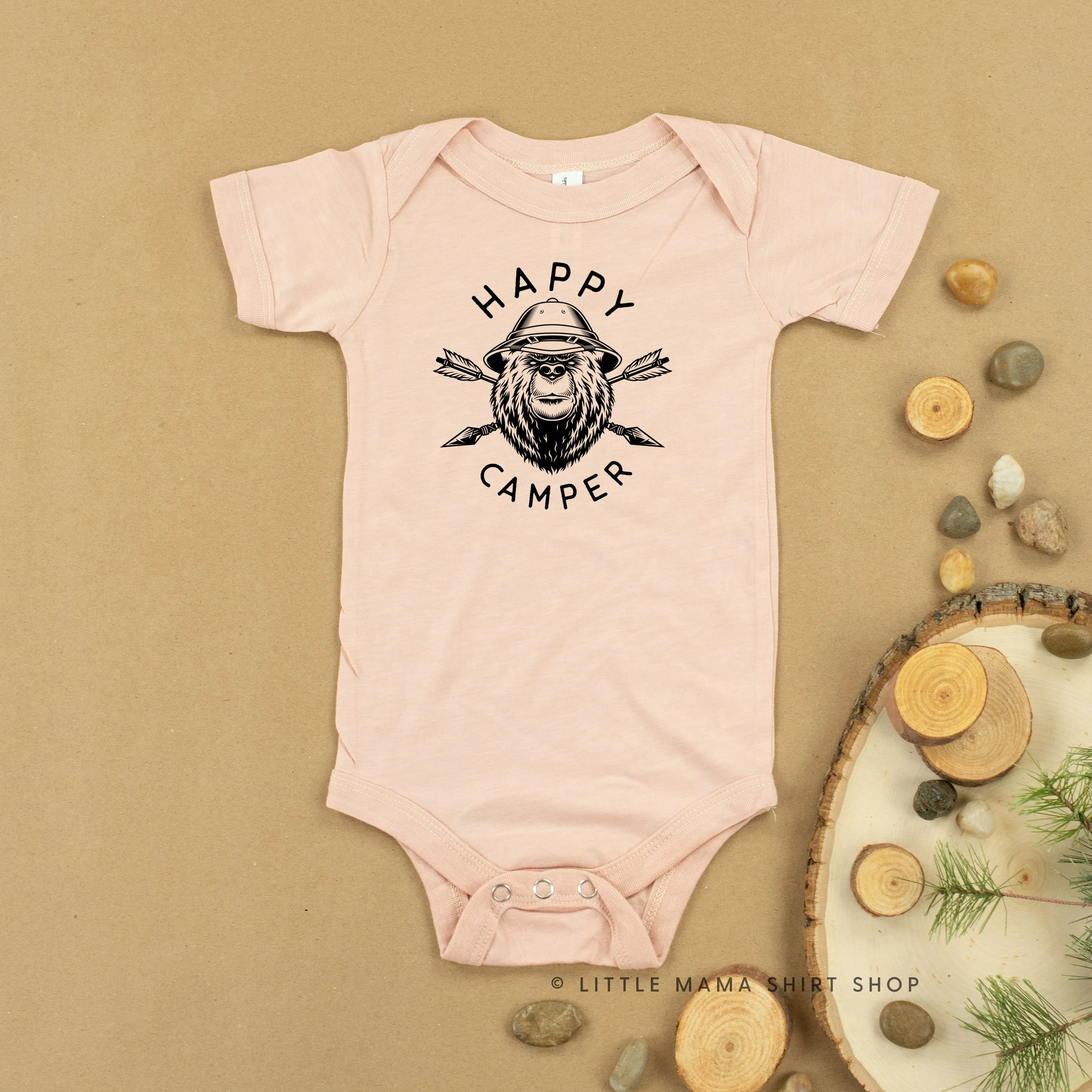 HAPPY CAMPER - Short Sleeve Child Shirt