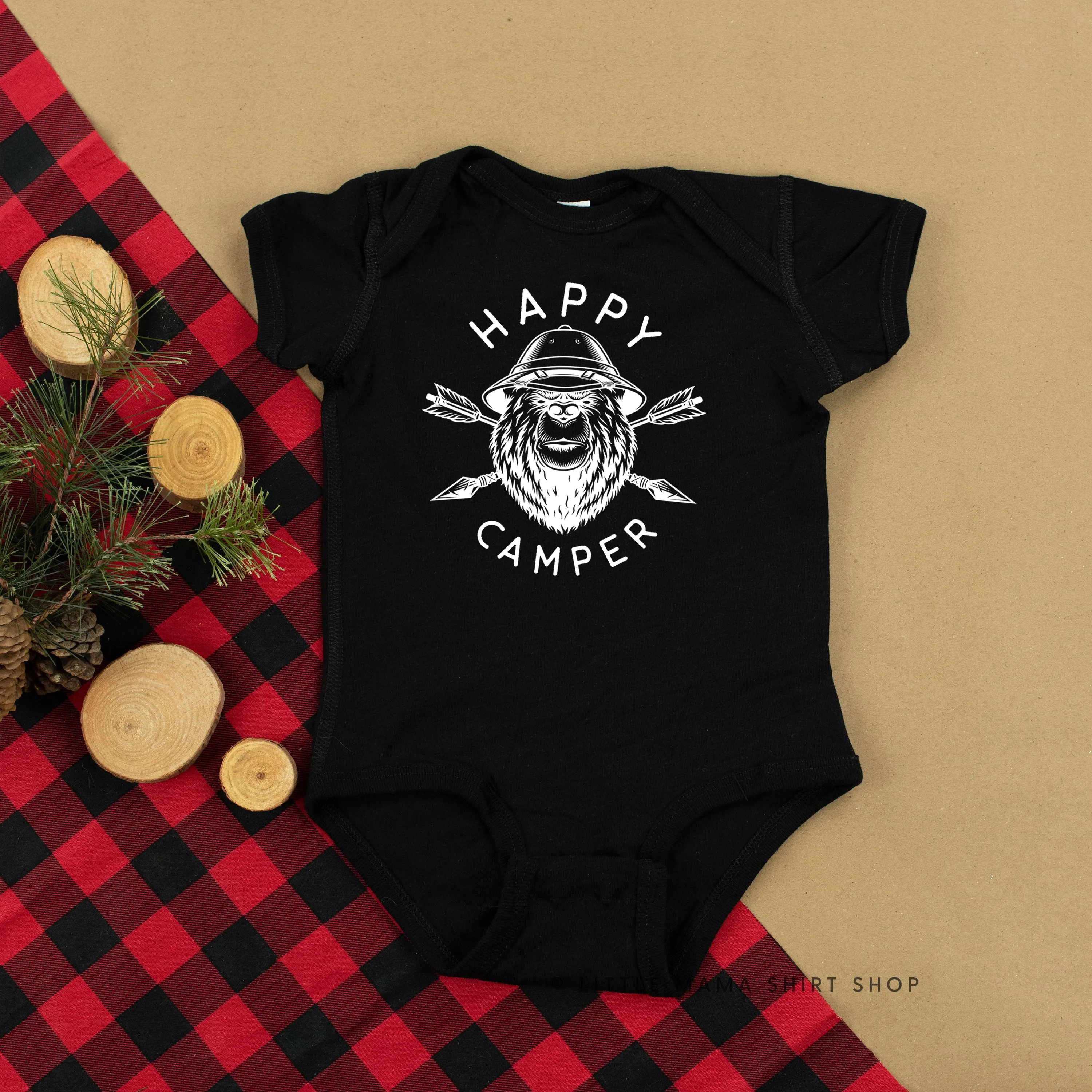 HAPPY CAMPER - Short Sleeve Child Shirt