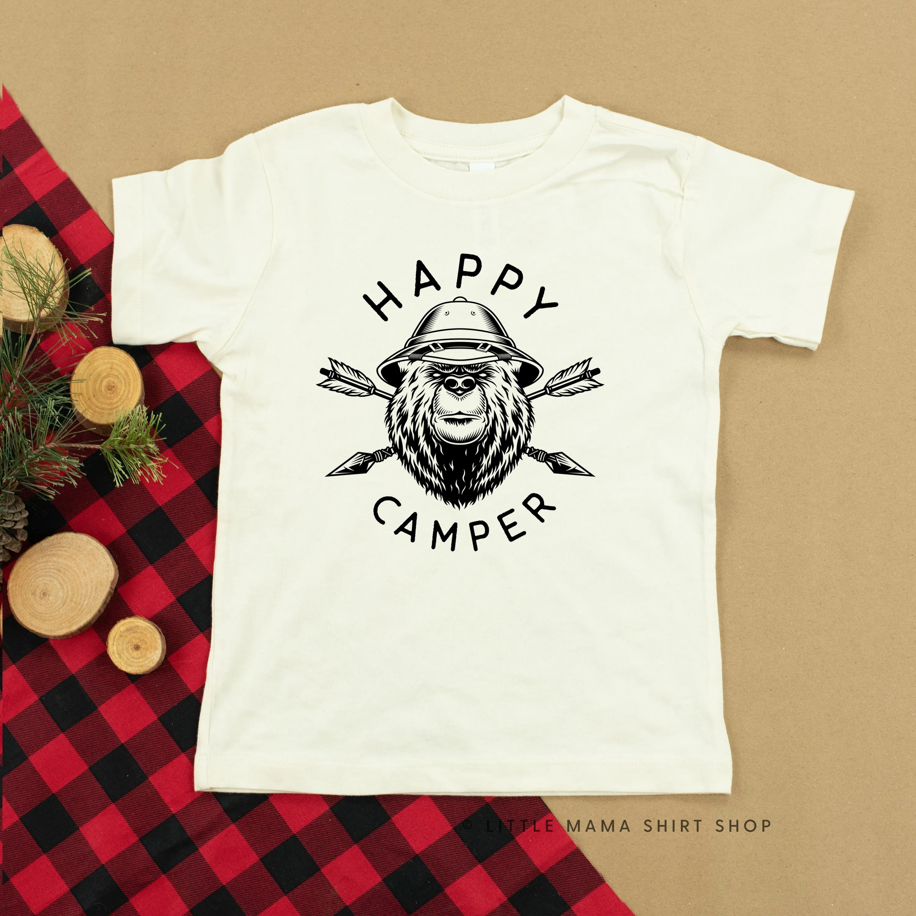 HAPPY CAMPER - Short Sleeve Child Shirt