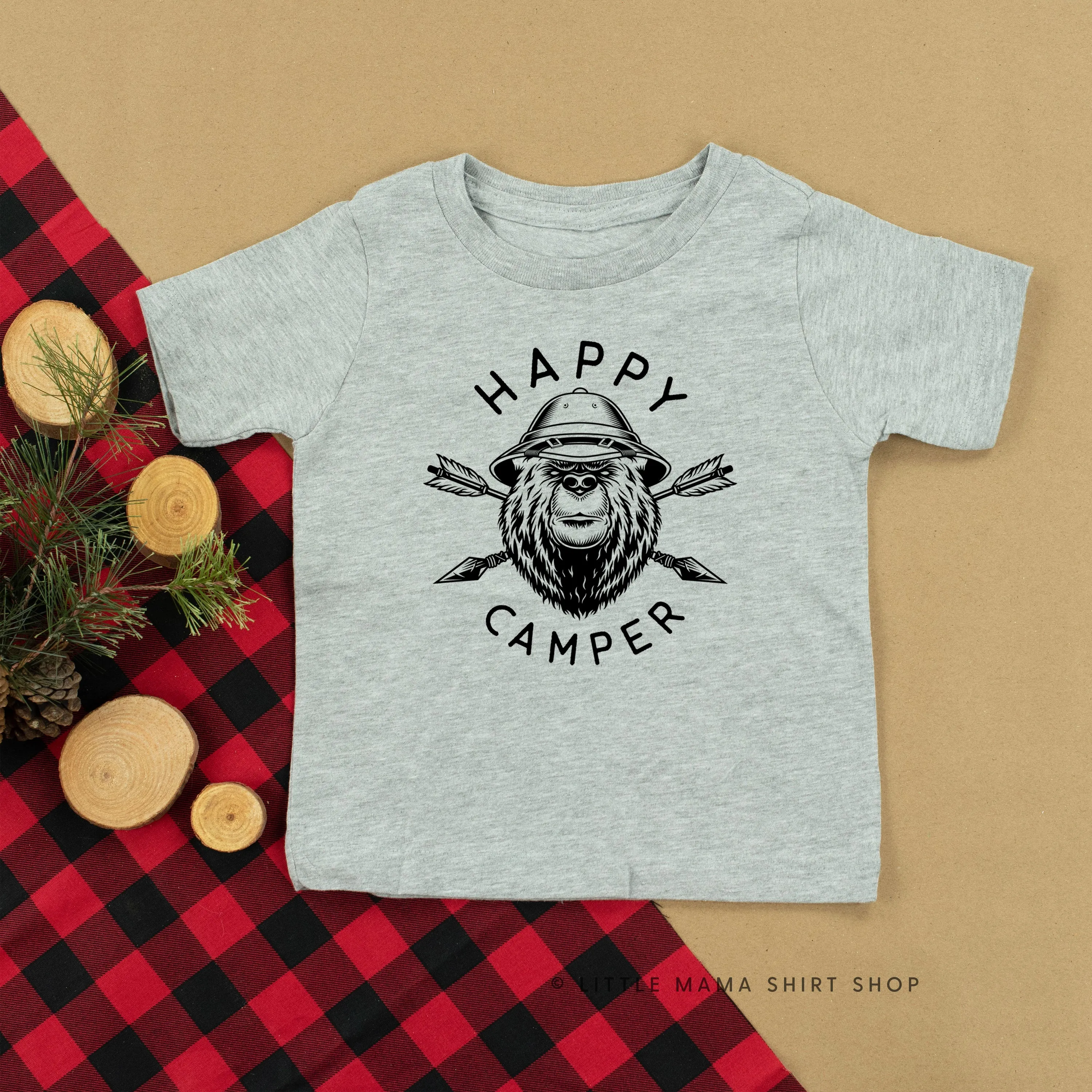 HAPPY CAMPER - Short Sleeve Child Shirt