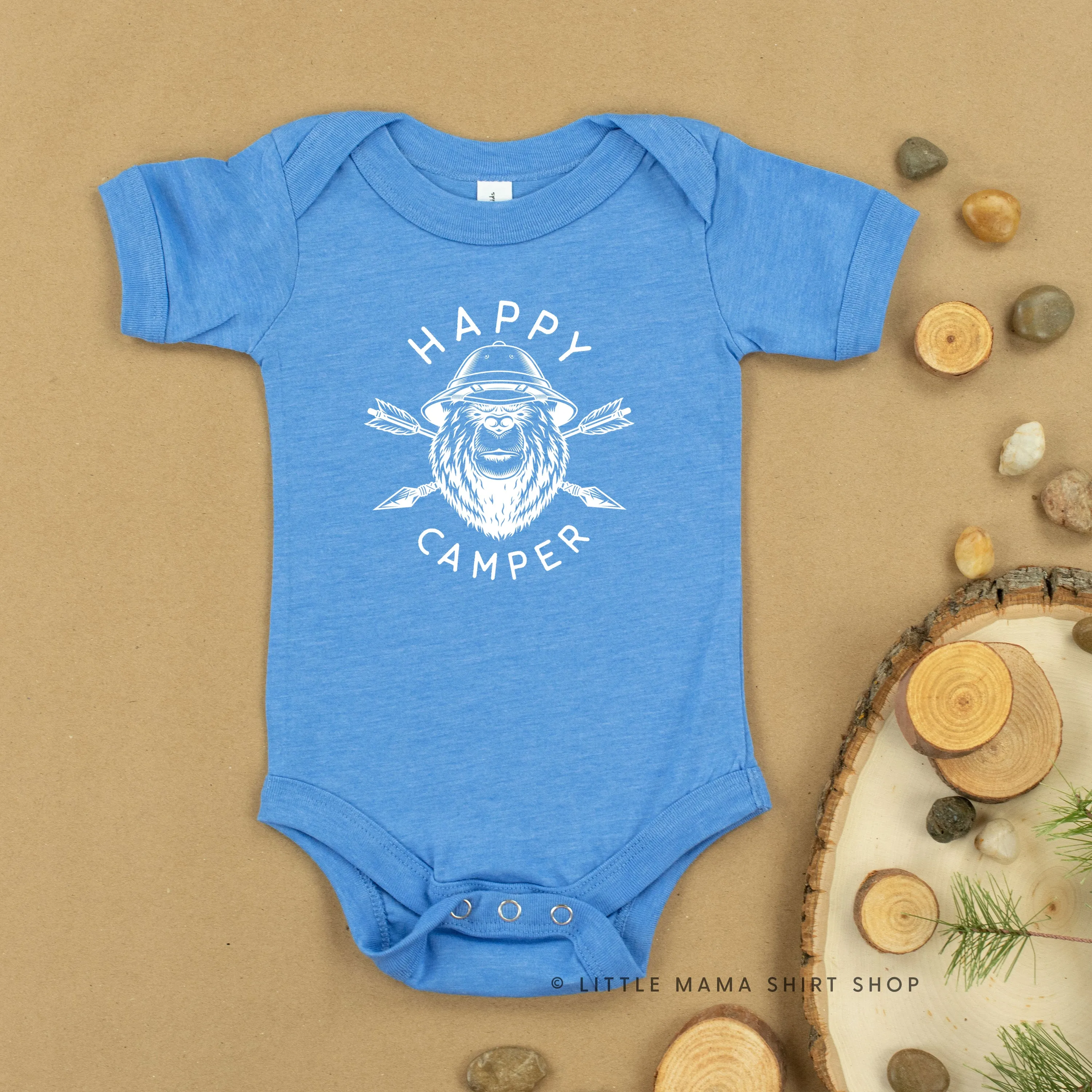 HAPPY CAMPER - Short Sleeve Child Shirt