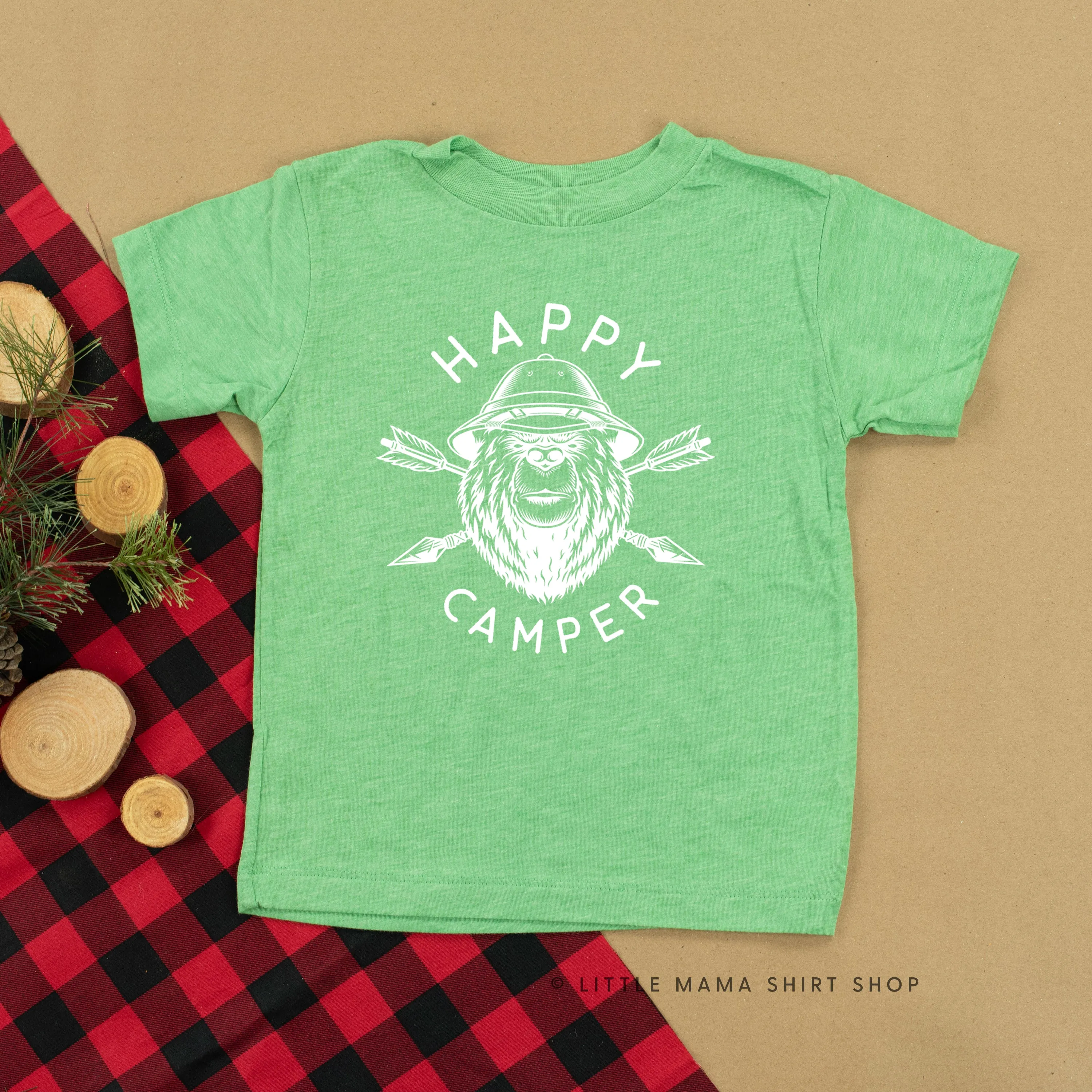 HAPPY CAMPER - Short Sleeve Child Shirt