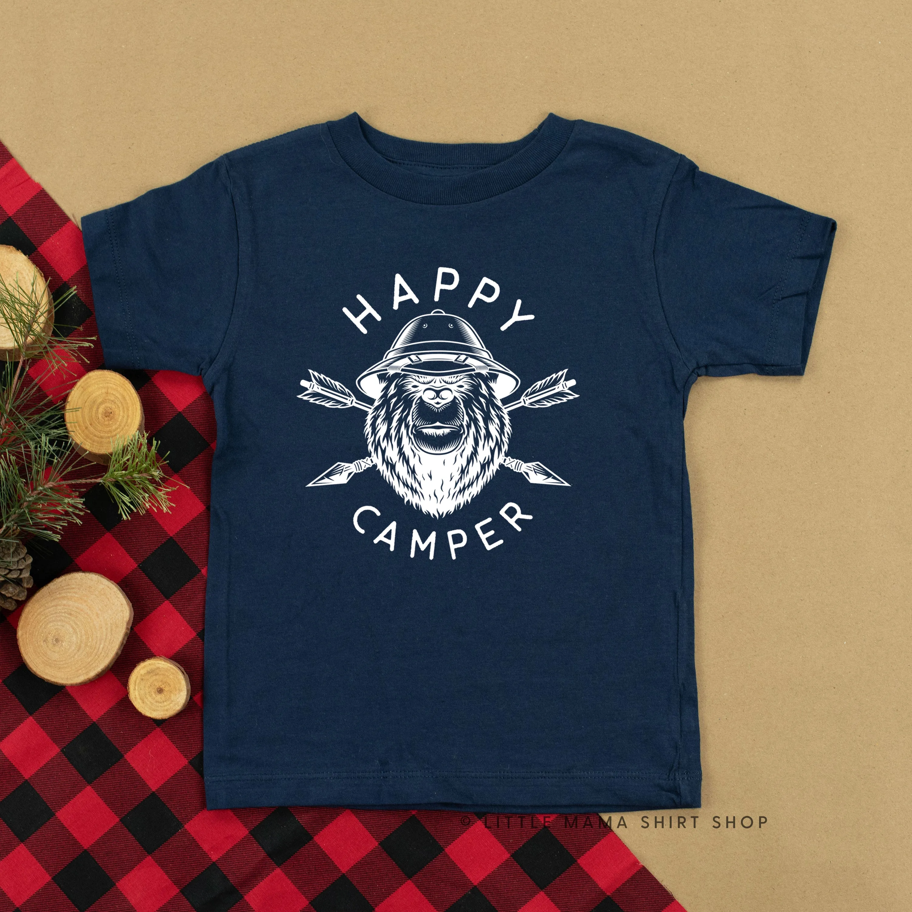 HAPPY CAMPER - Short Sleeve Child Shirt