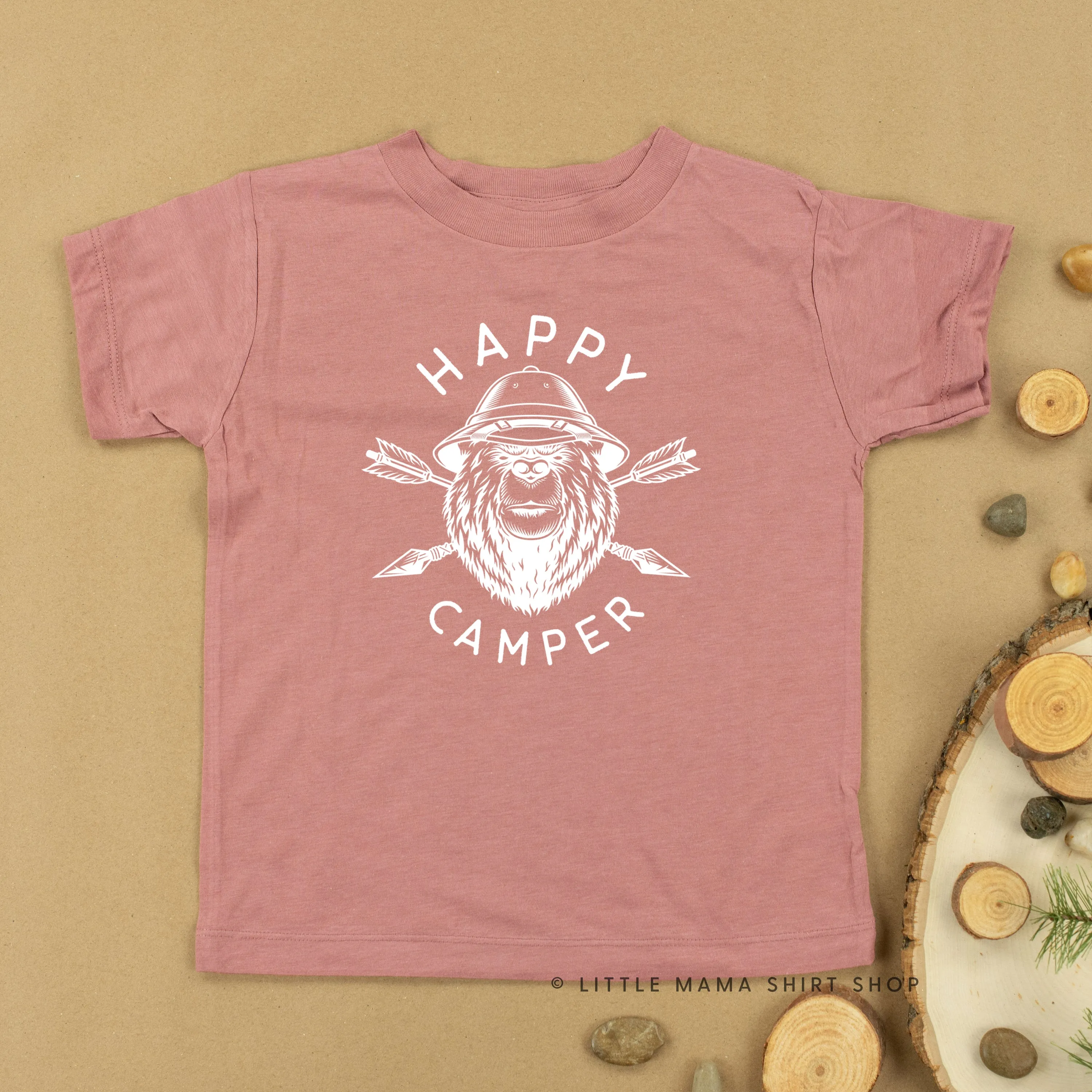 HAPPY CAMPER - Short Sleeve Child Shirt