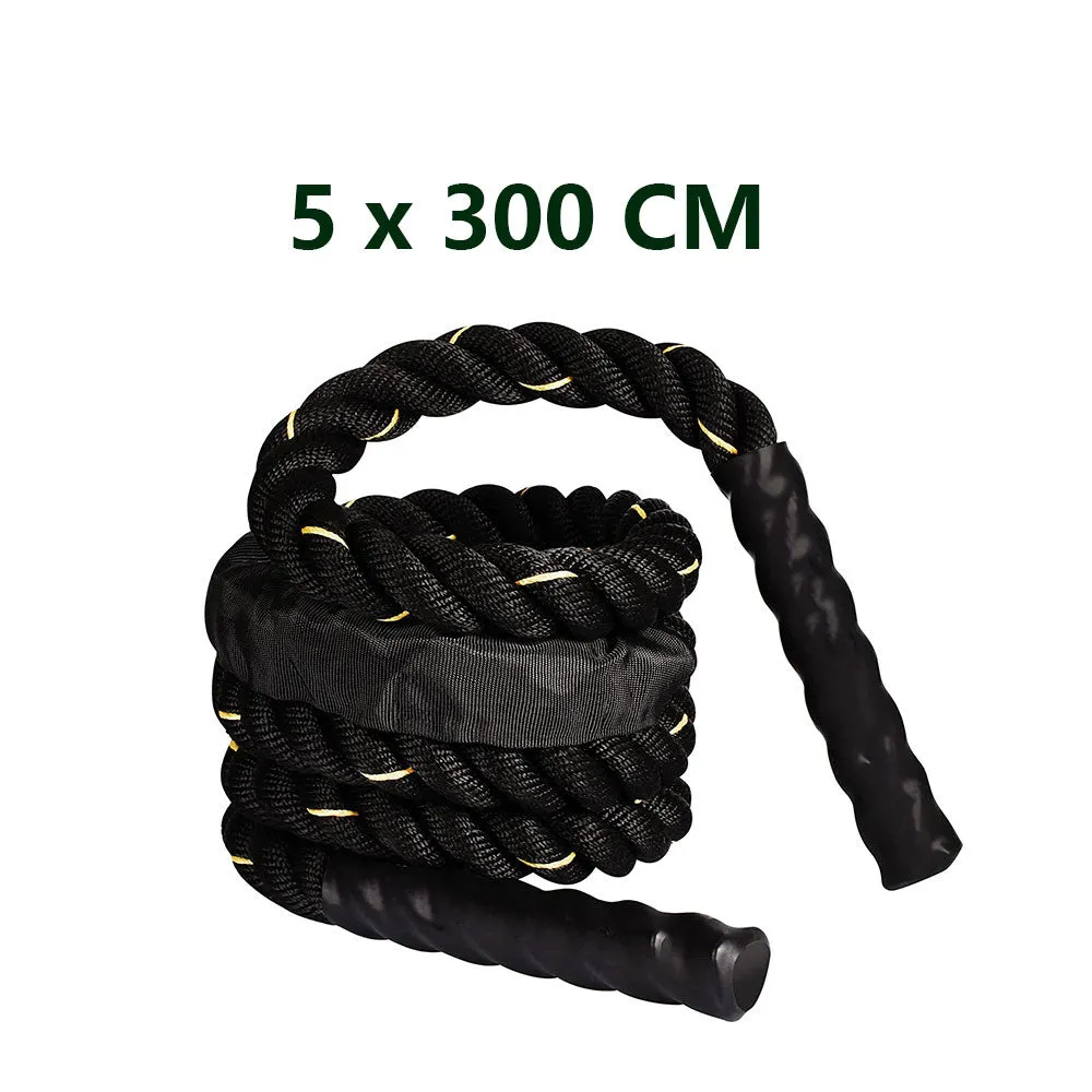 Heavy Battle Ropes Weighted Fitness Jump Rope 5x300cm