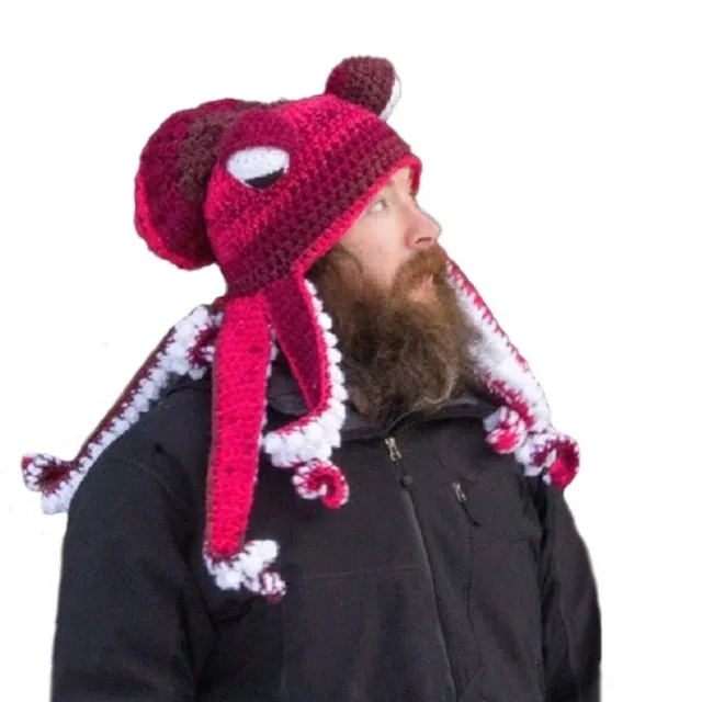 Knitted Octopus Hat