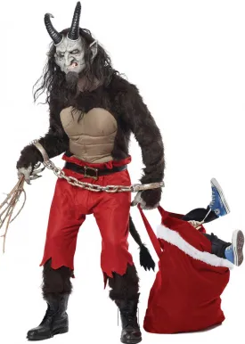 Krampus the Christmas Demon Mens Deluxe Costume