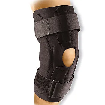 Leader Neoprene Deluxe Patellar Knee Support, Black, Medium