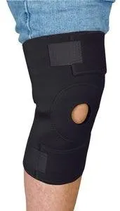 Leader X-Tended Knee Support, Black, Universal