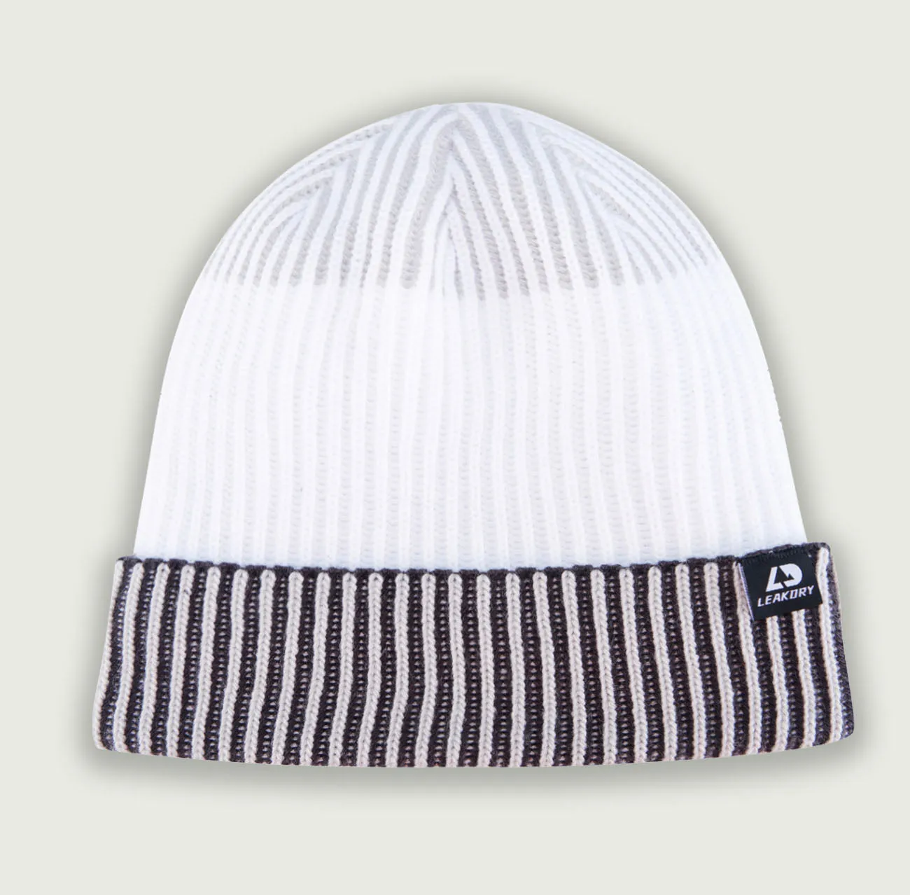 LEAKDRY ArcticShield Rolled Edge Beanie White