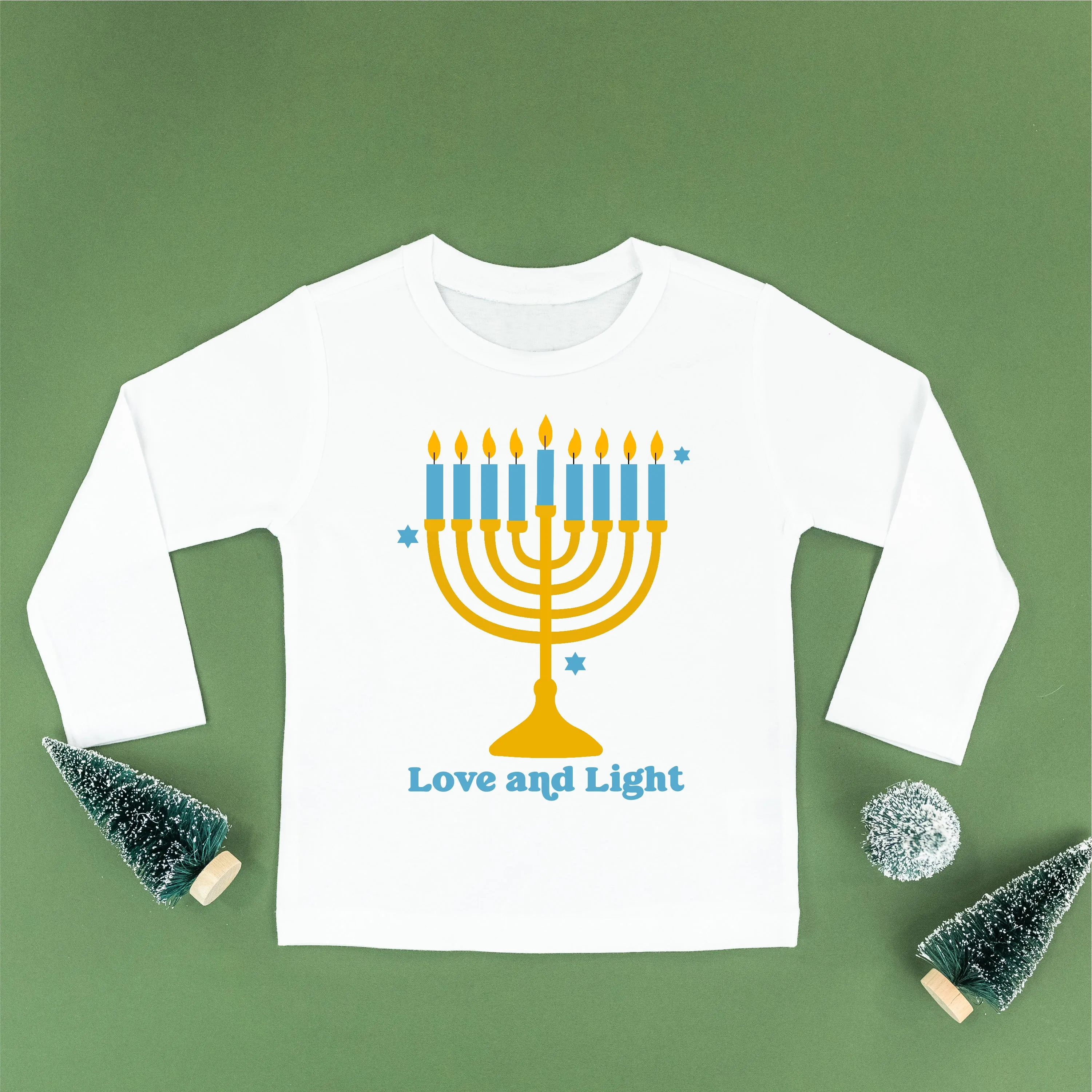 Love And Light - Hanukkah - Child LONG SLEEVE Tee