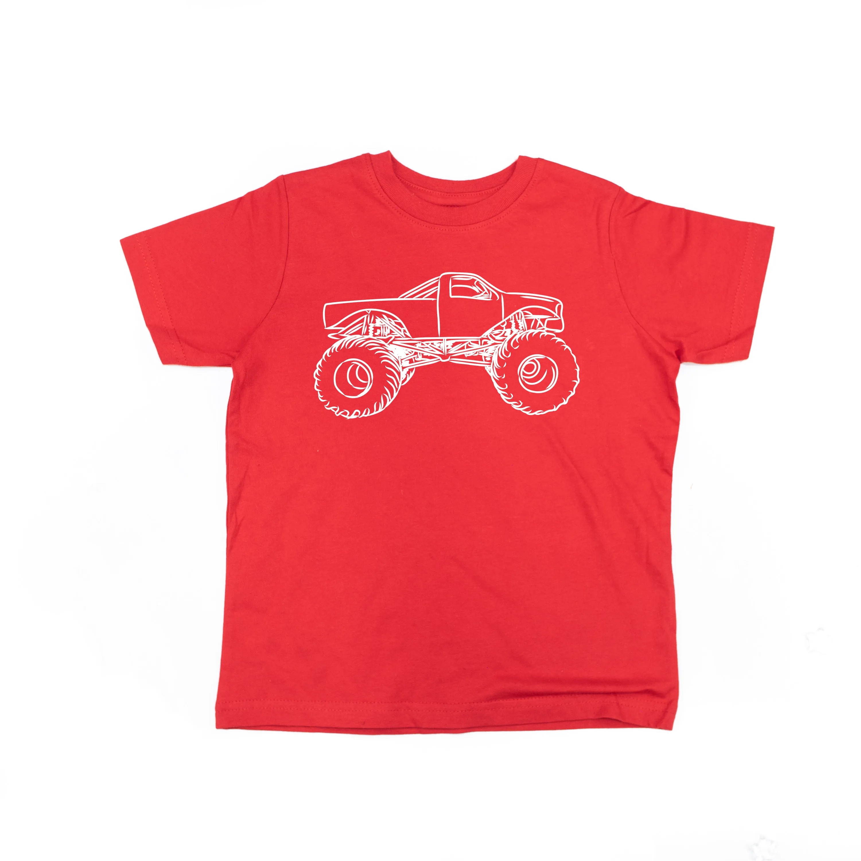 MONSTER TRUCK - Minimalist Design - Short Sleeve Child Shirt