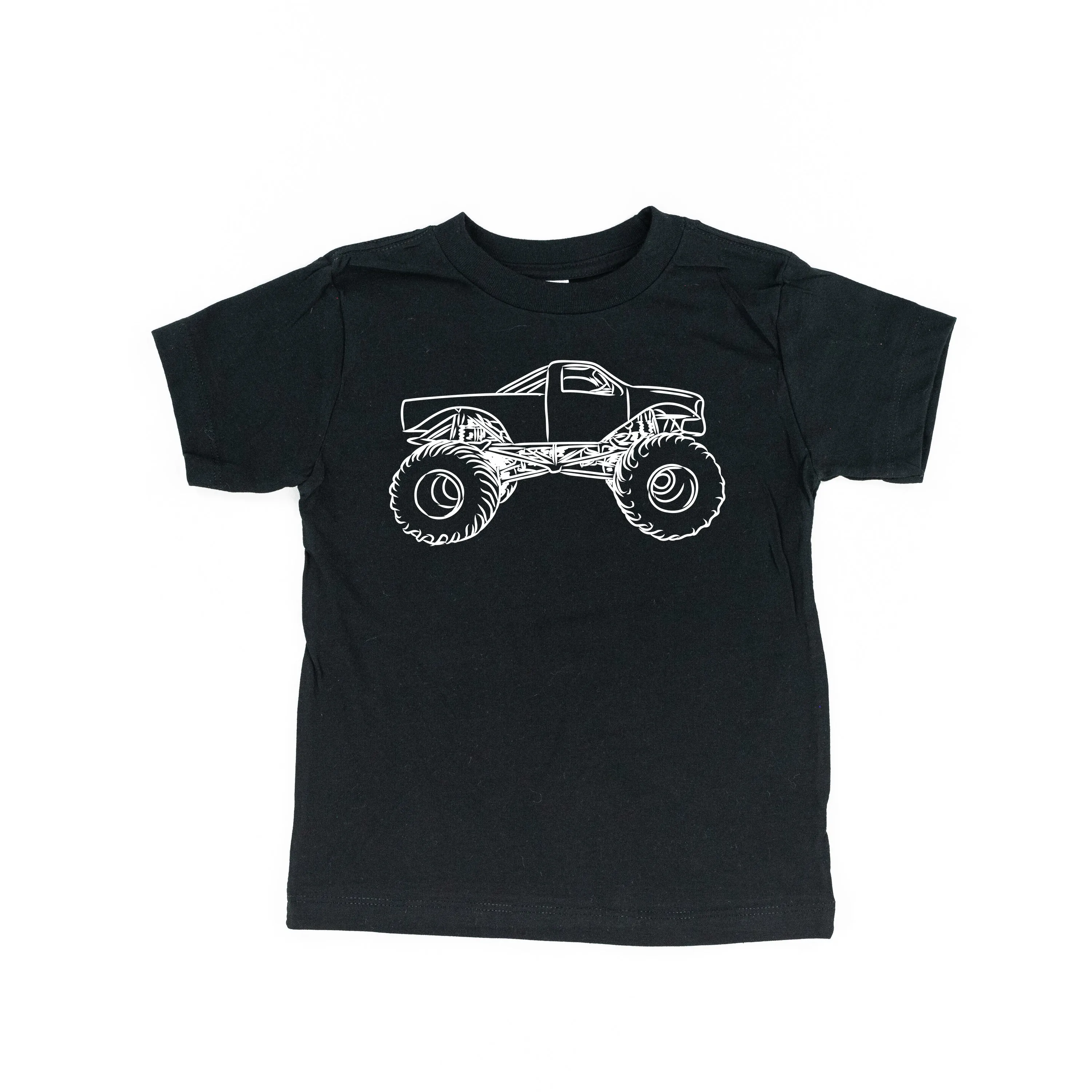 MONSTER TRUCK - Minimalist Design - Short Sleeve Child Shirt