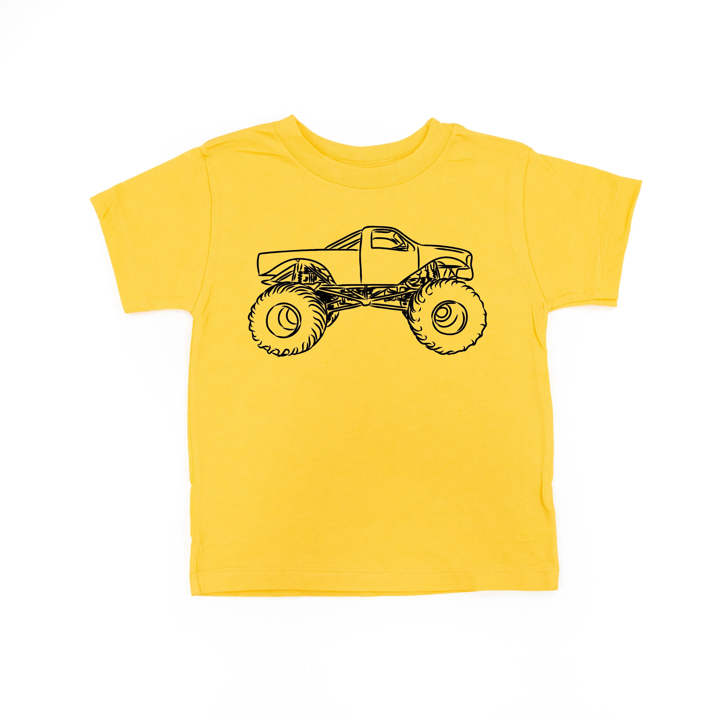 MONSTER TRUCK - Minimalist Design - Short Sleeve Child Shirt