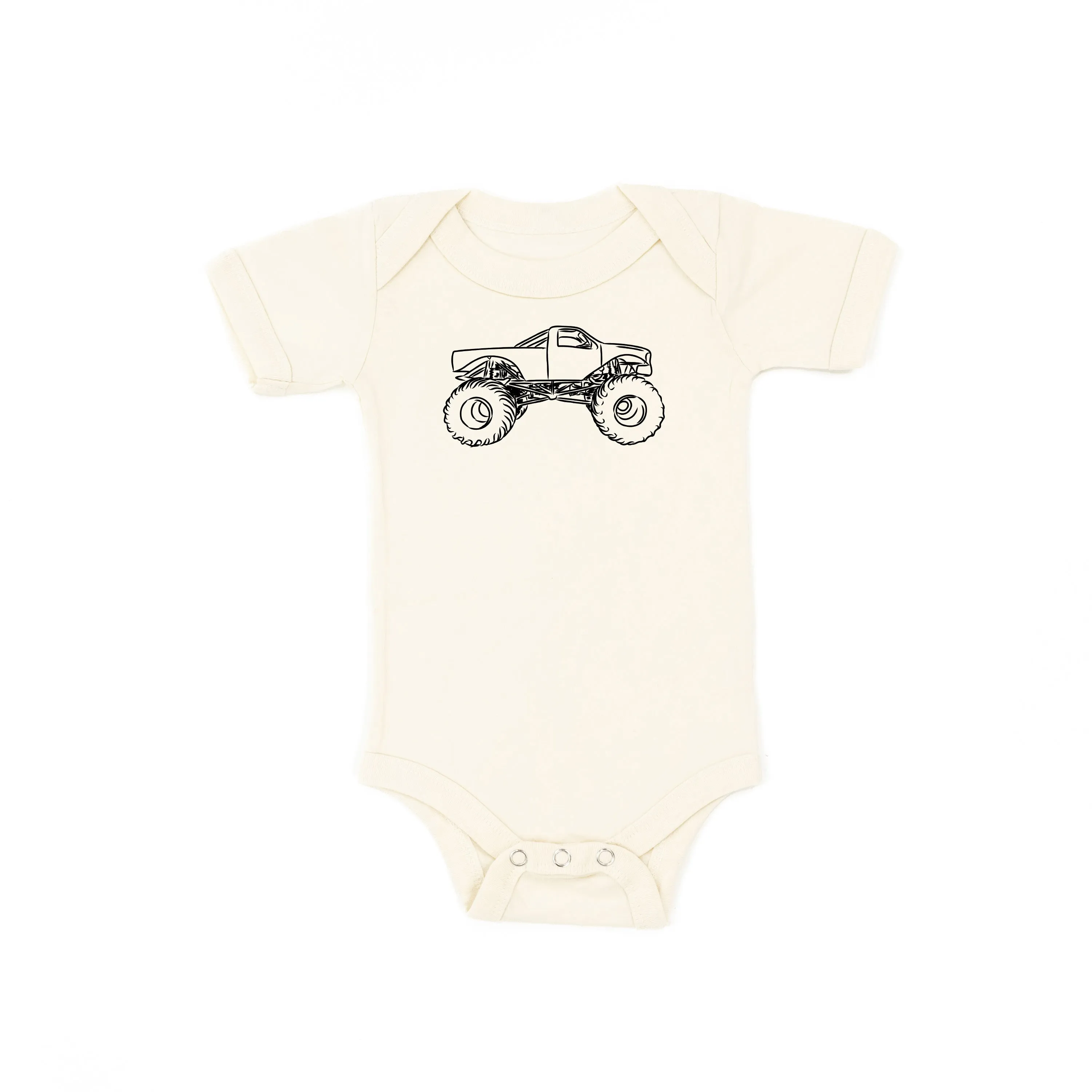 MONSTER TRUCK - Minimalist Design - Short Sleeve Child Shirt