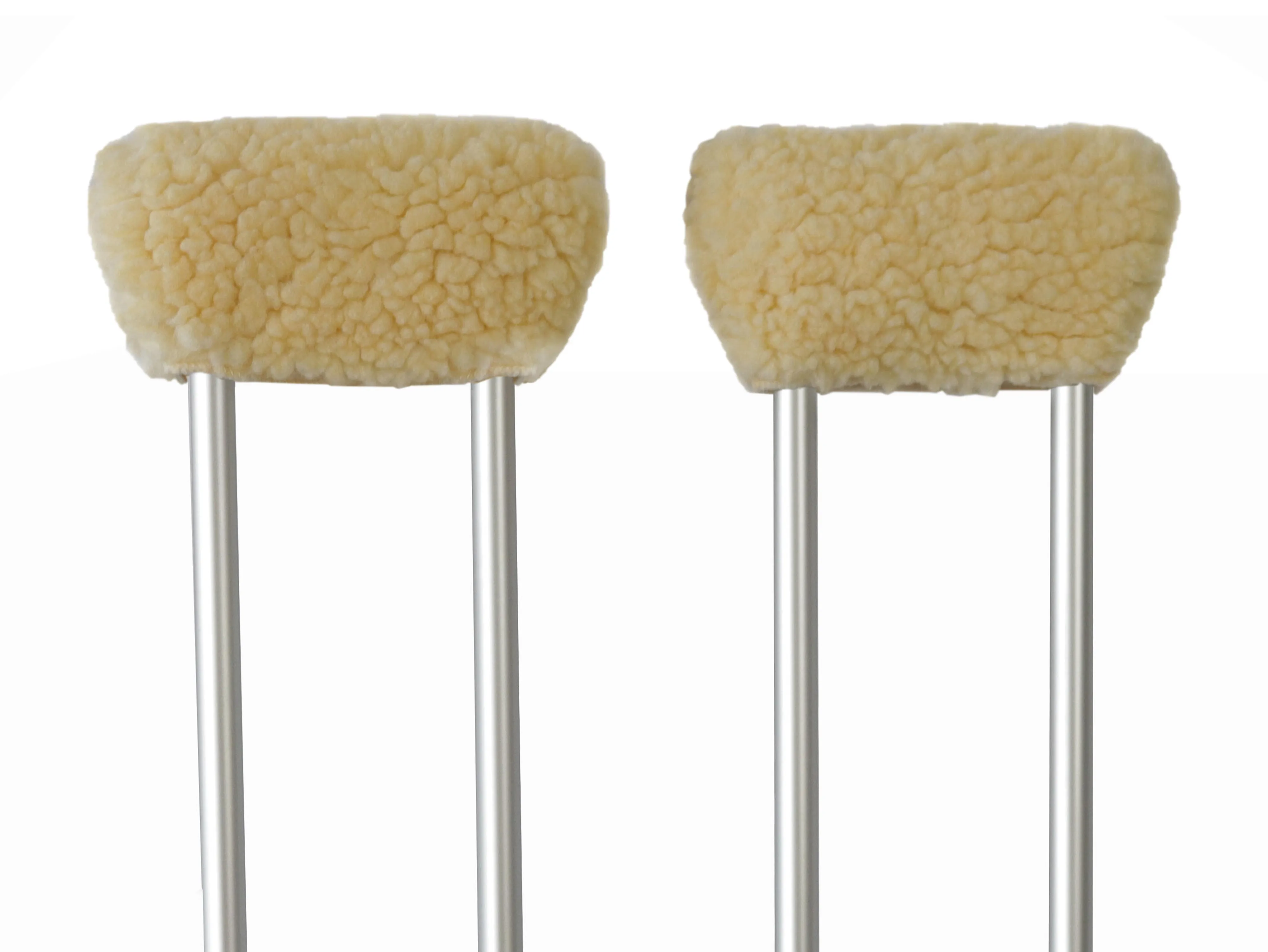 Natural Medical Classic Sheepskin Crutch Covers-4-Piece